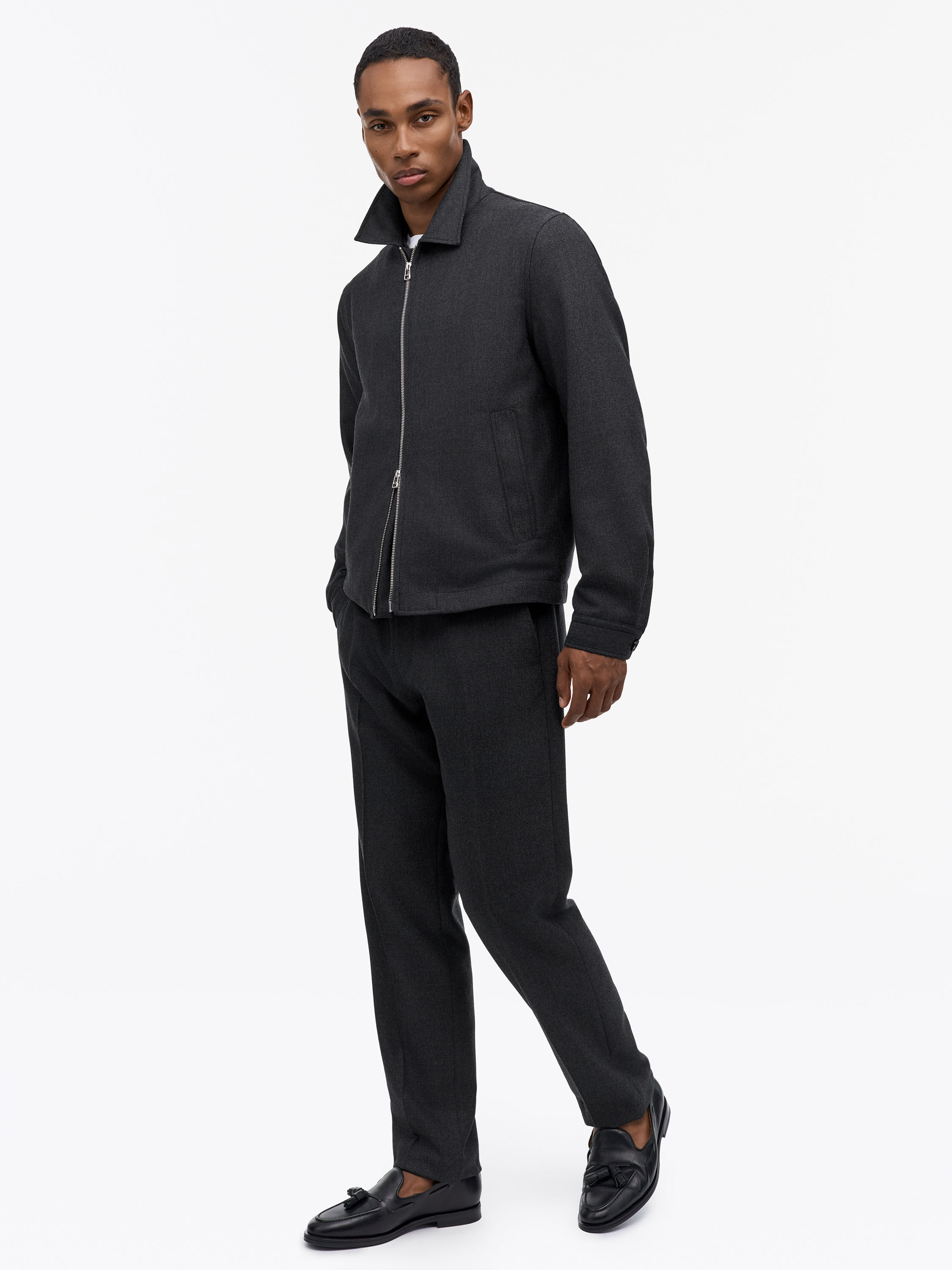 Barnaby Herringbone Shirt Jacket