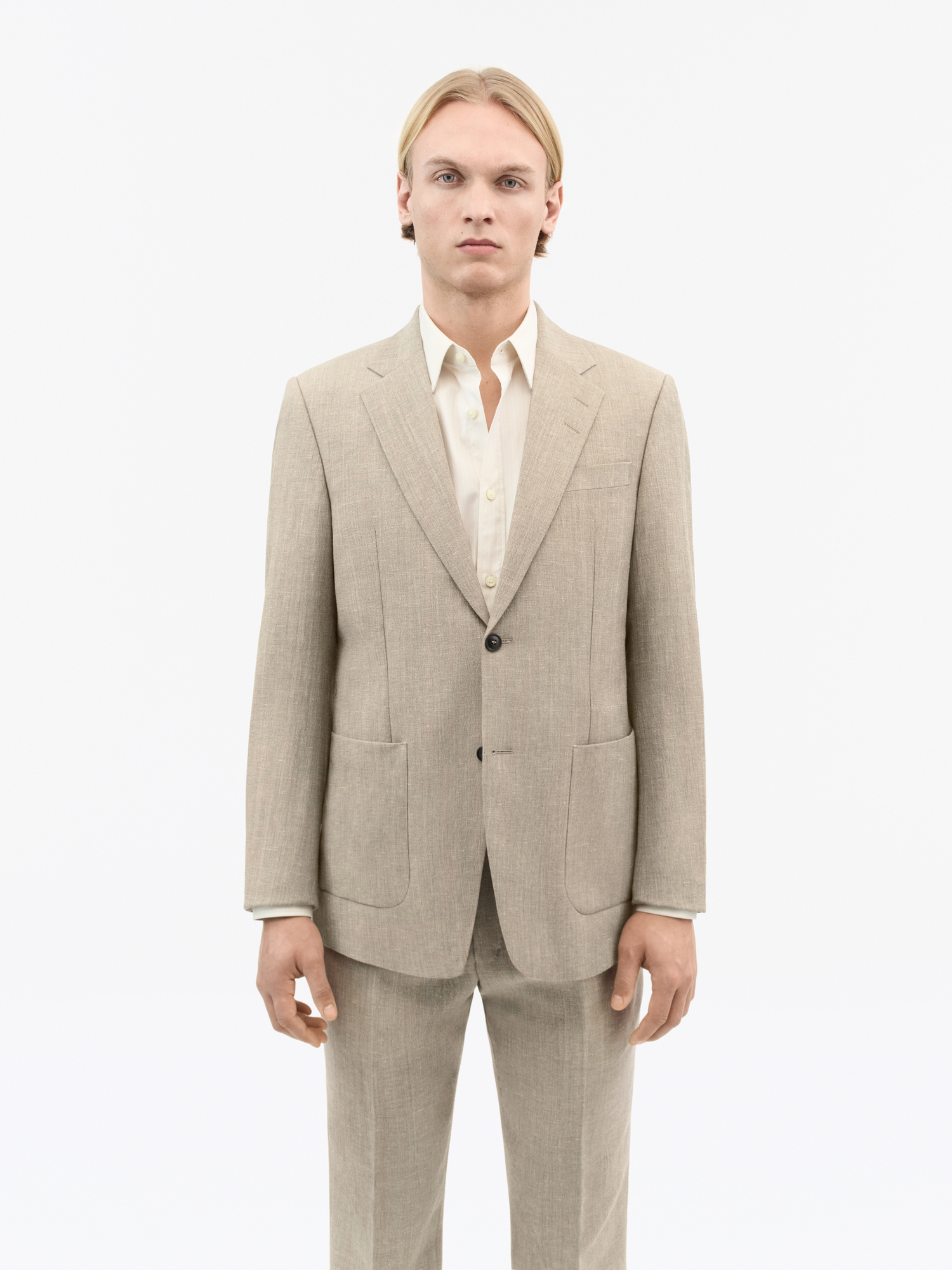 Justin P Slim-Fit Linen Jacket