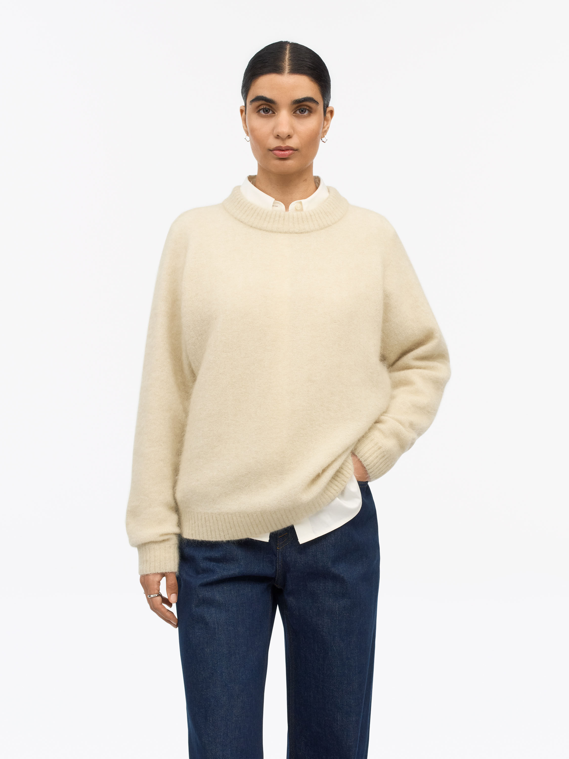 Gwynn RWS Mohair-Merino Pullover 