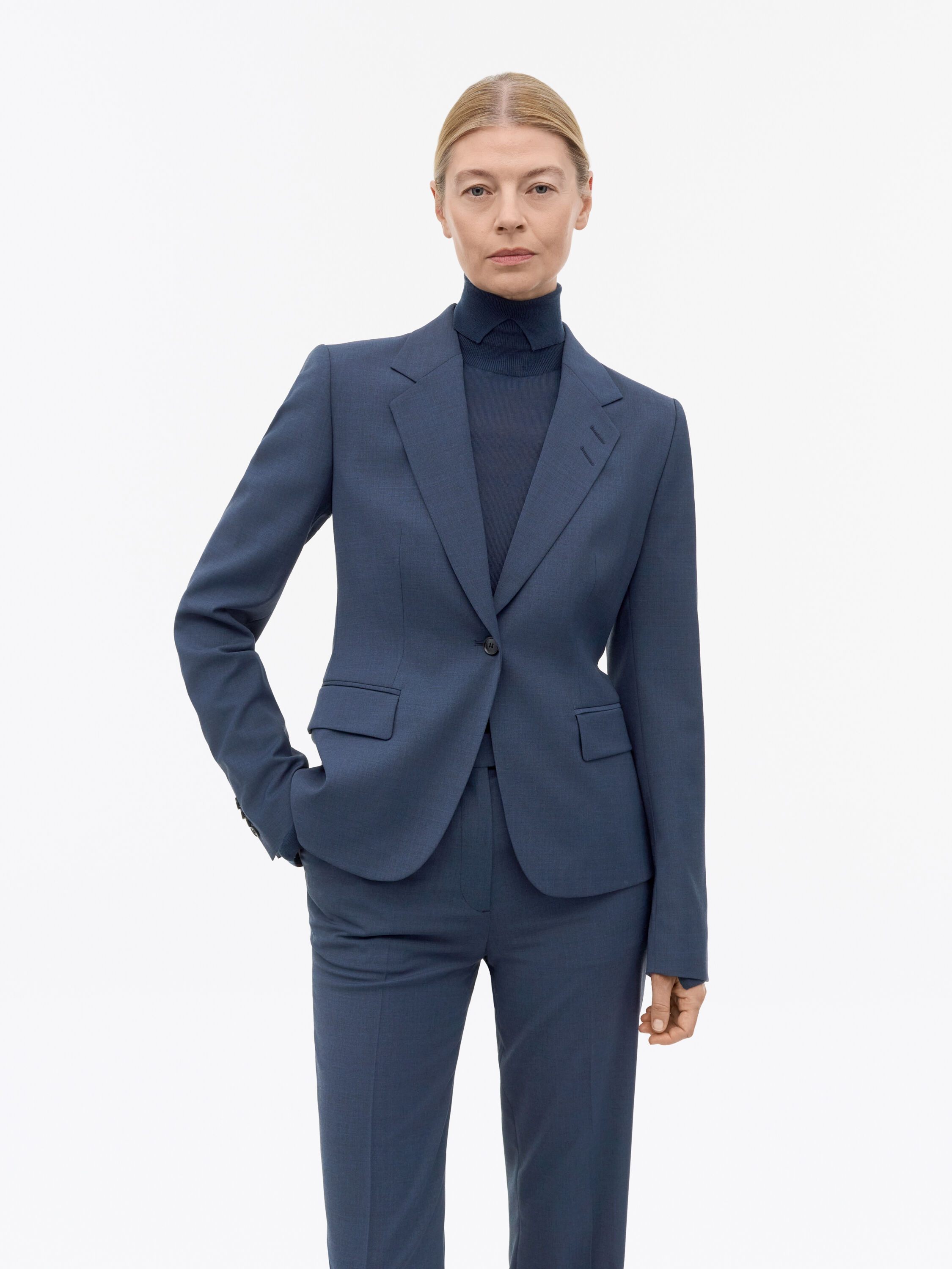 Nancy Blue Wool Suit