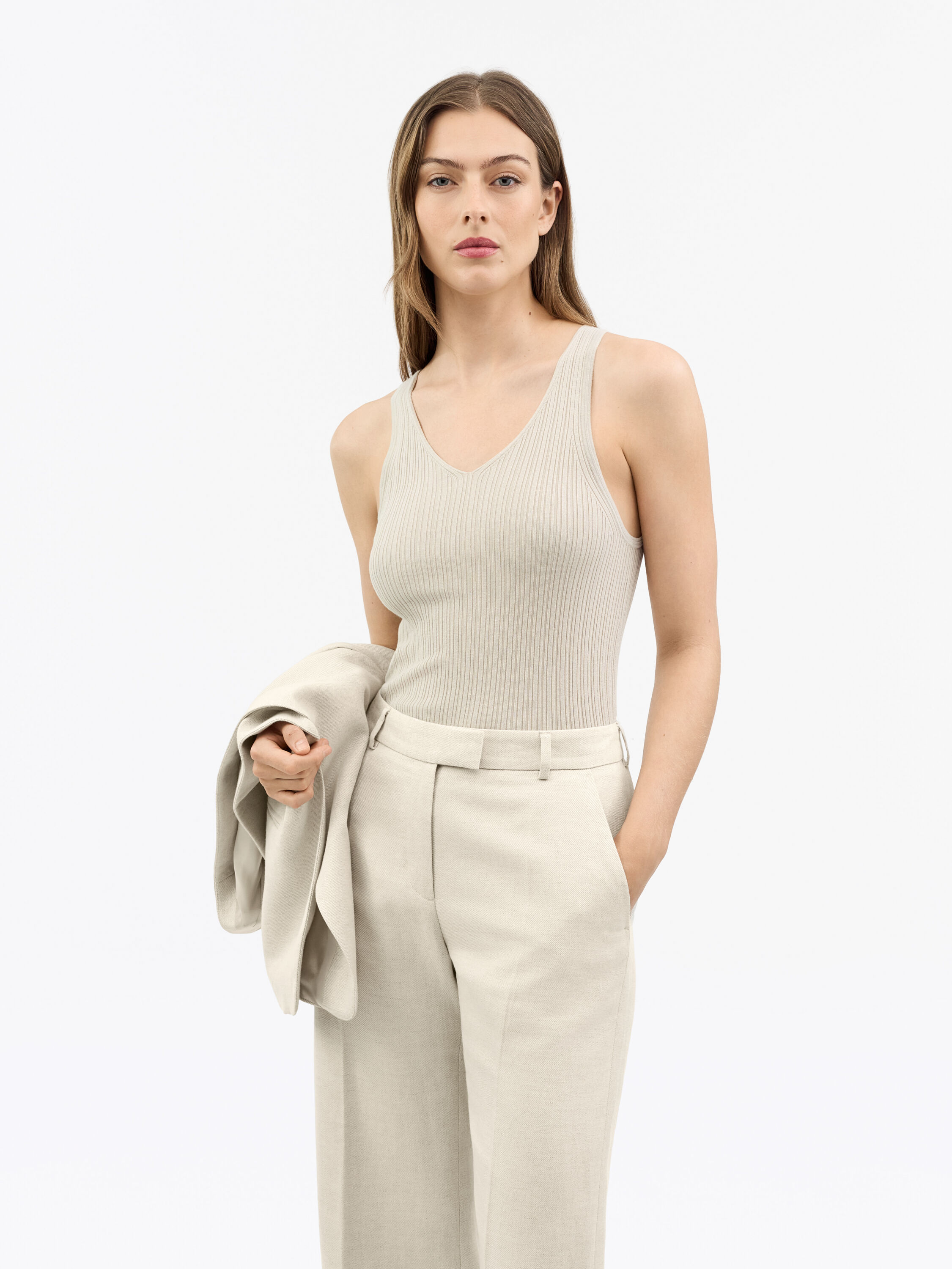 D&eacute;bardeur C&ocirc;tel&eacute; En Maille Colette