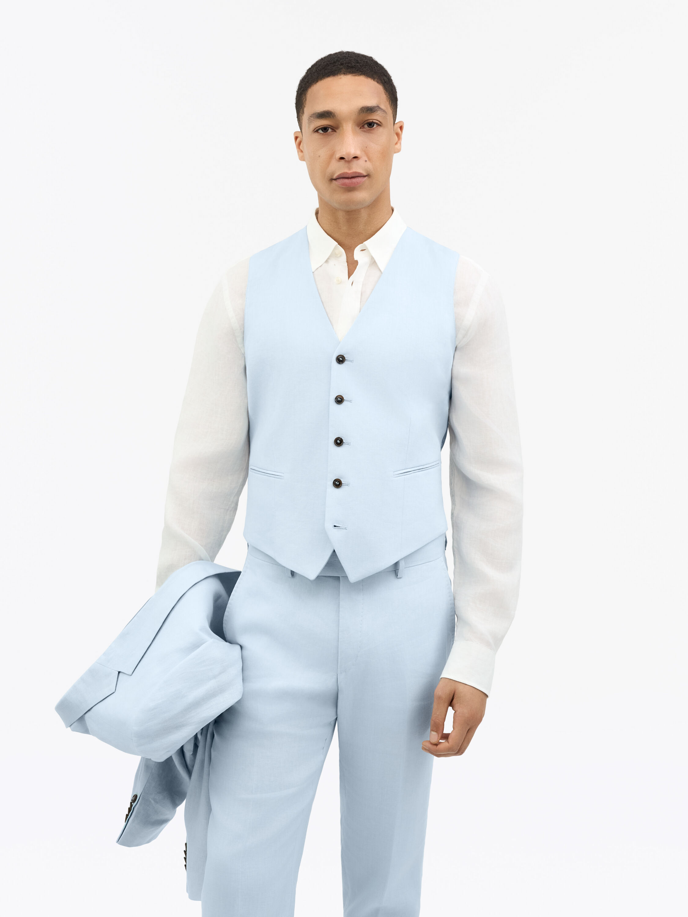 Winston Linen Waistcoat