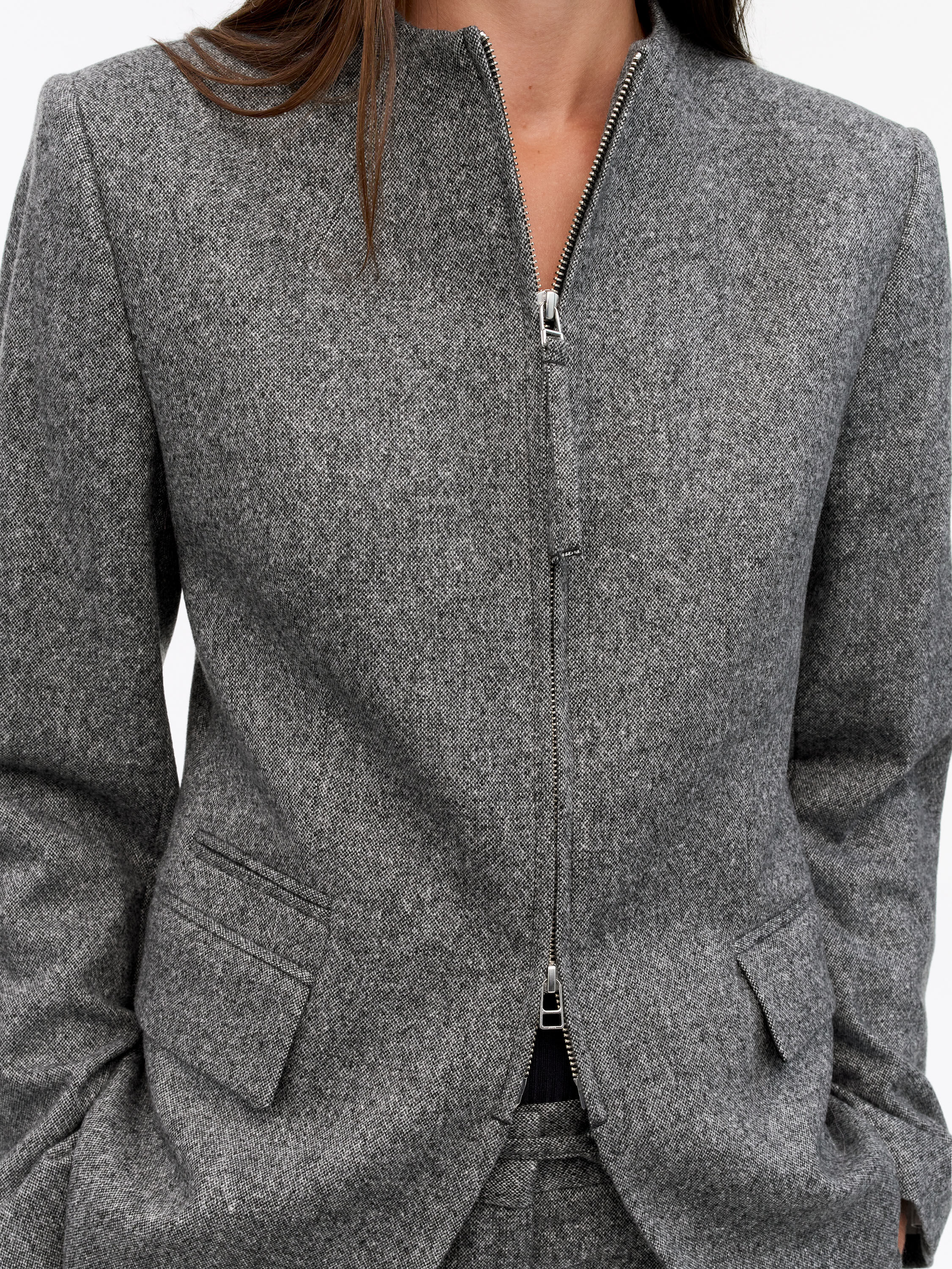 Elisa Brushed Wool Suit