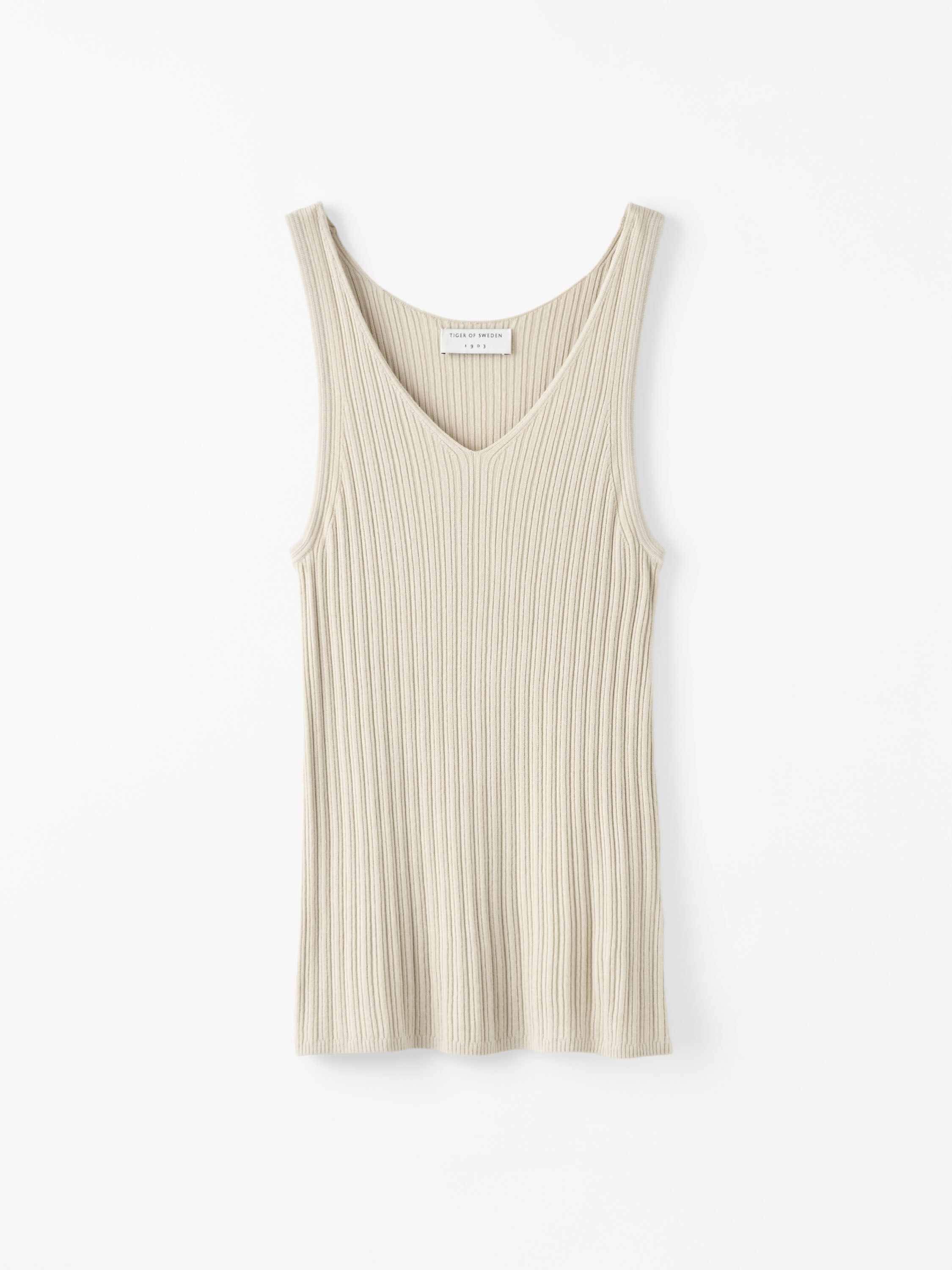 Colette Knitted Ribbed Tank