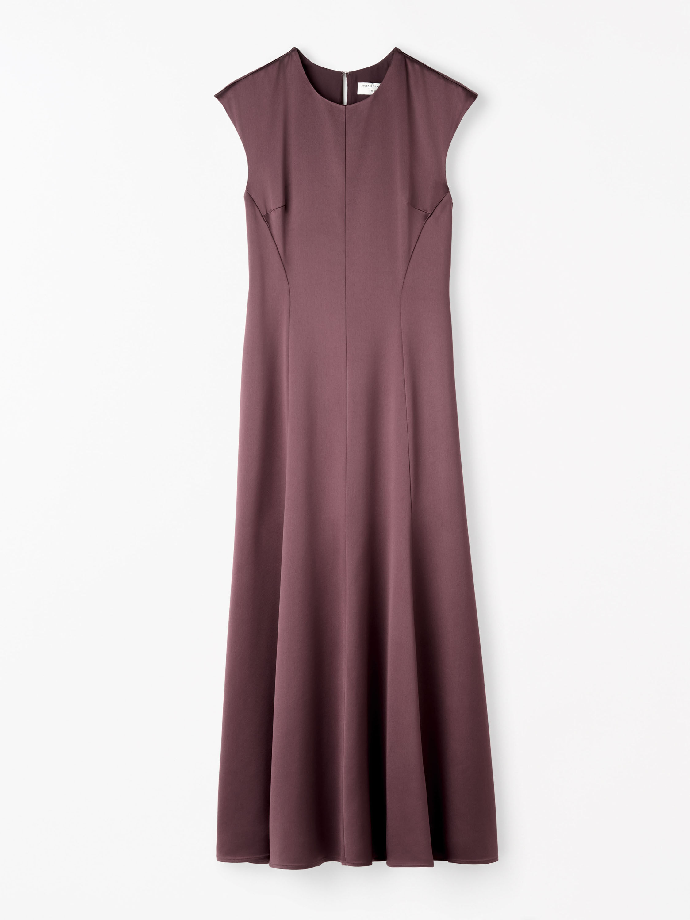 Astrid Flared Satin Dress