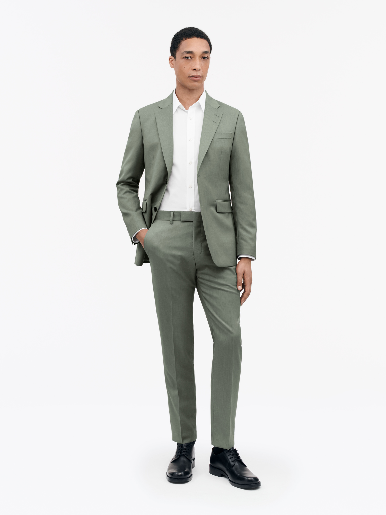 Tenuta Slim Fit Wool Trousers