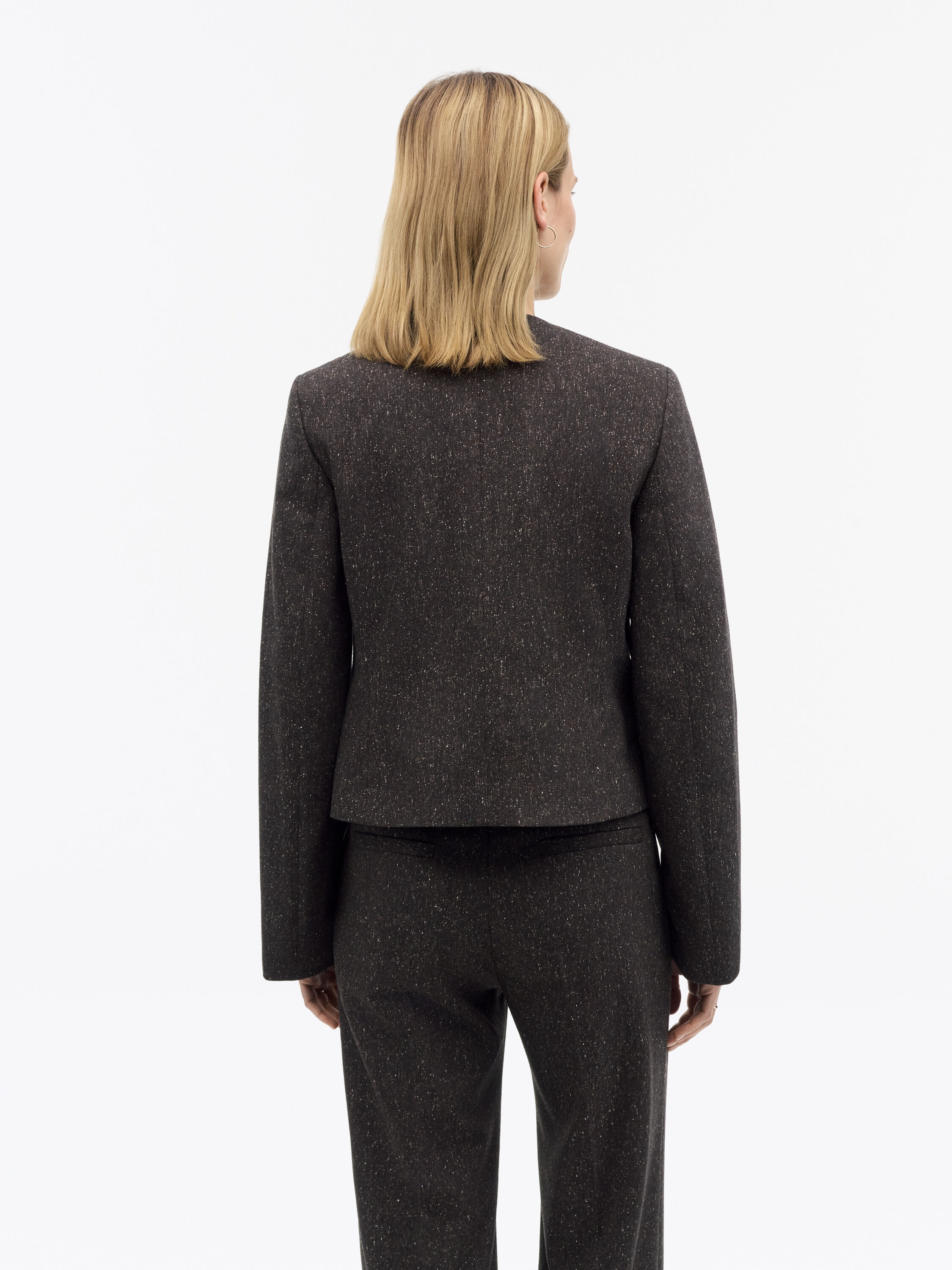 Eleanor Flecked Wool Suit