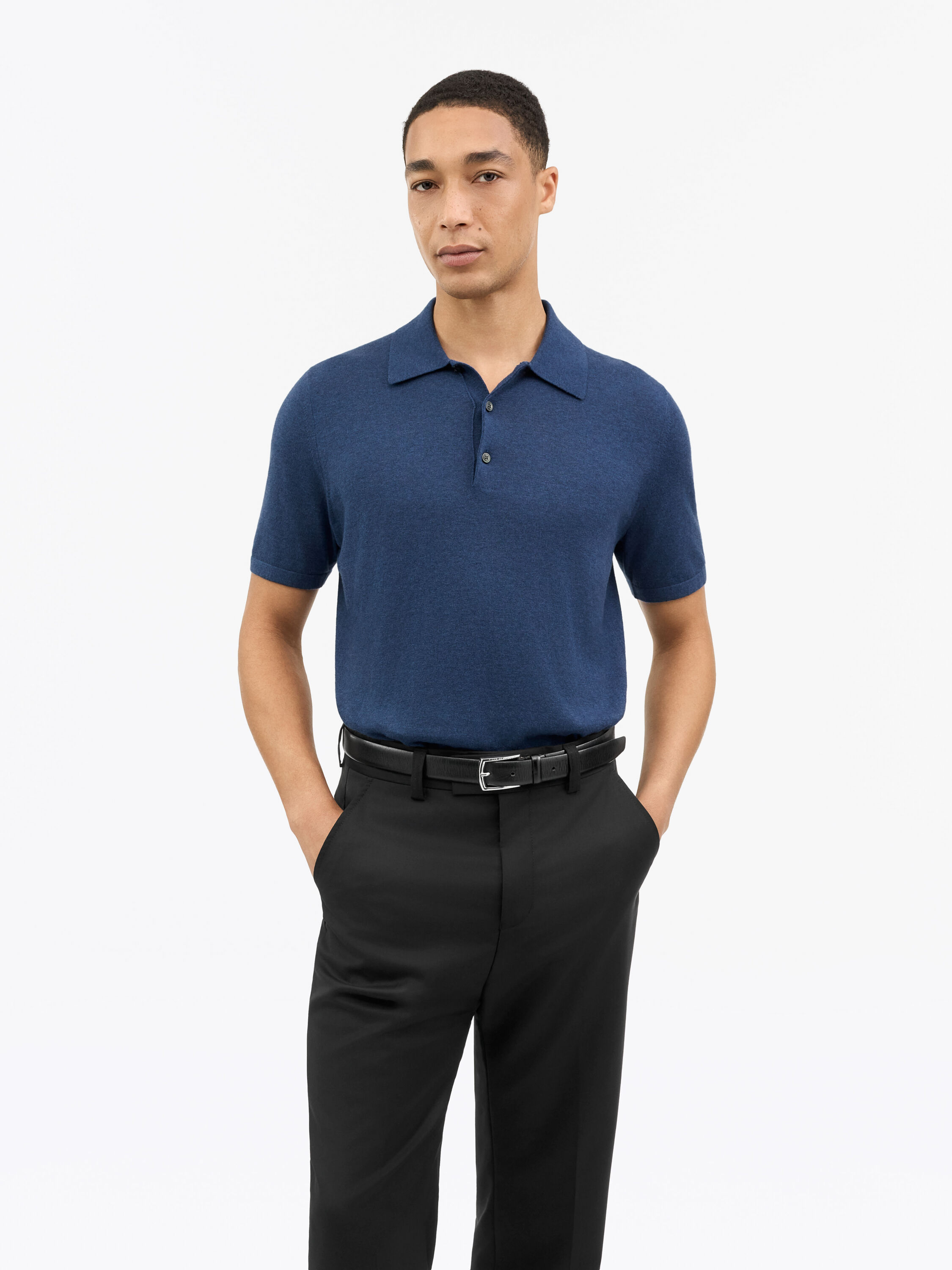 Erros Bomulds-H&oslash;r Poloshirt