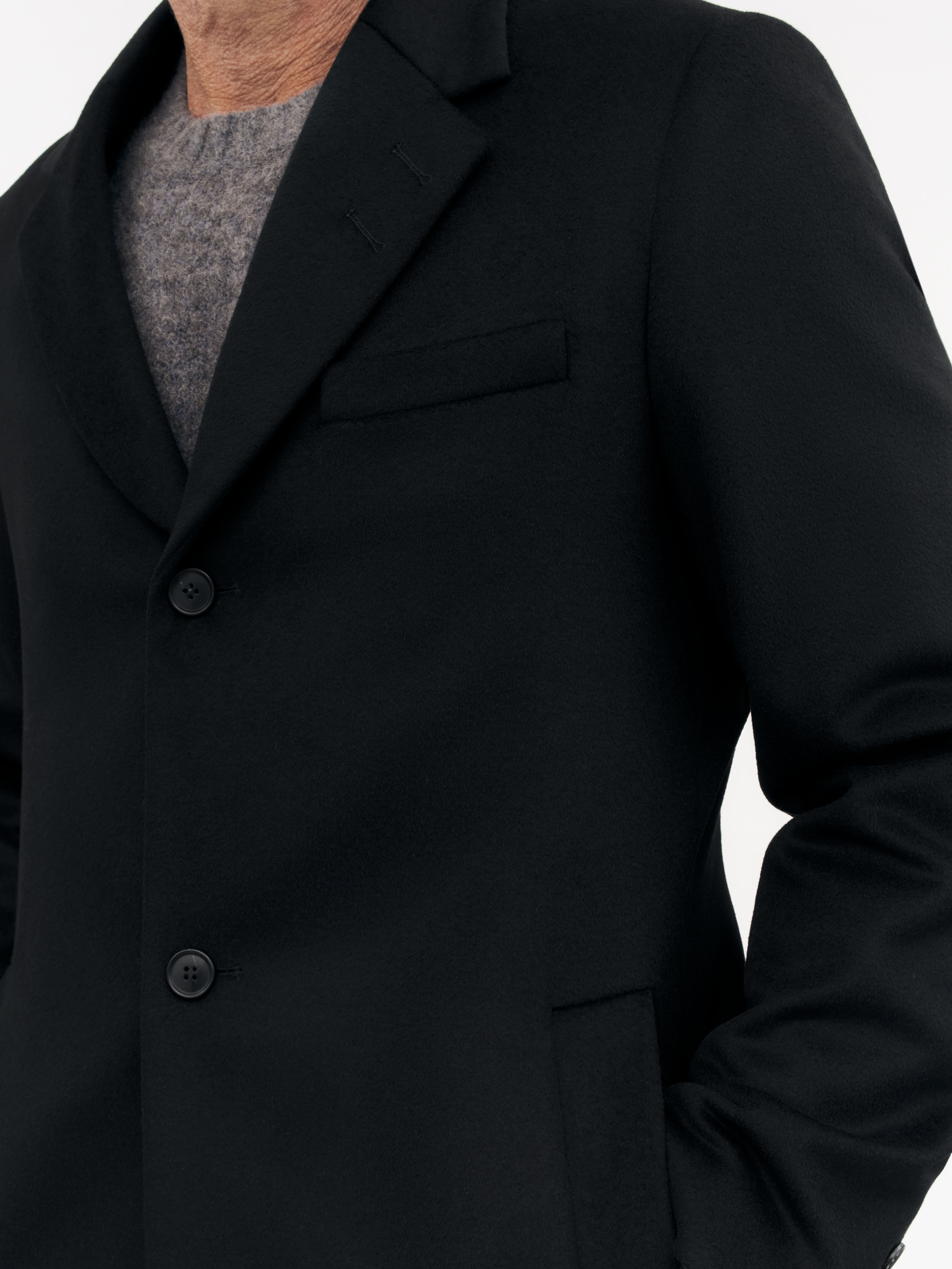 Fano Studios】Lapel back slit trench coat FQ21W064