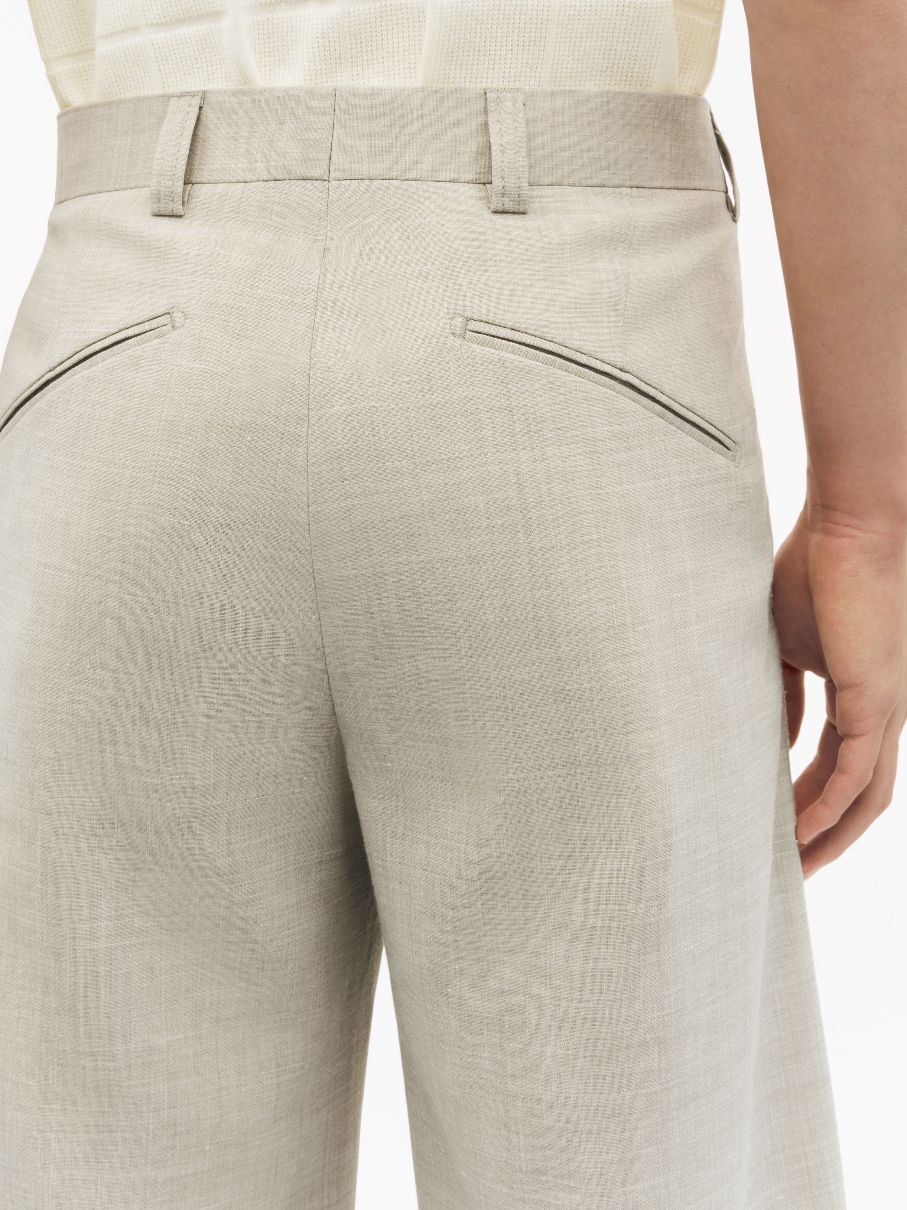 Casual comfort stretch light beige Trevon Trousers | Tiger Of Sweden