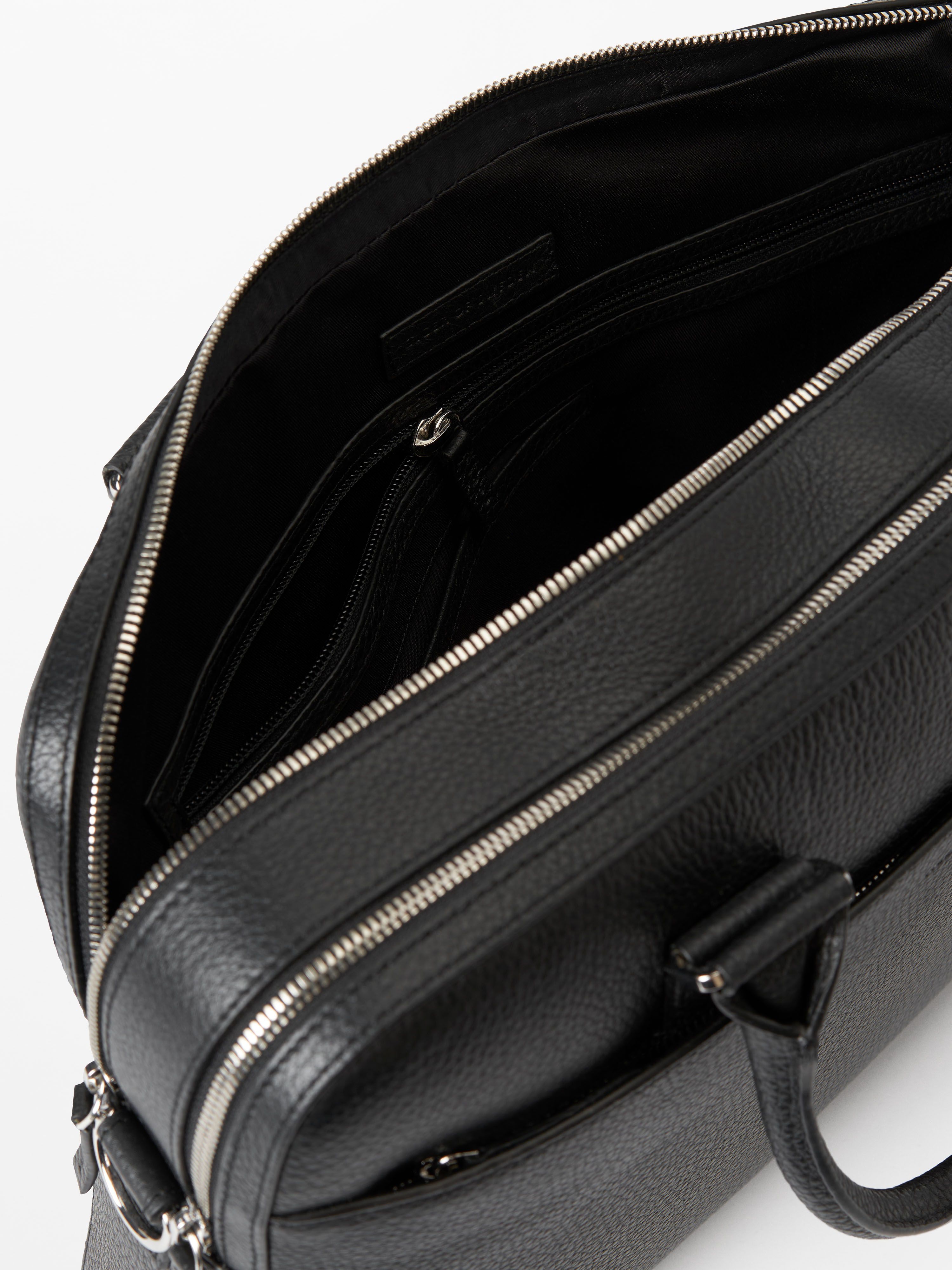 Burin Leather Briefcase