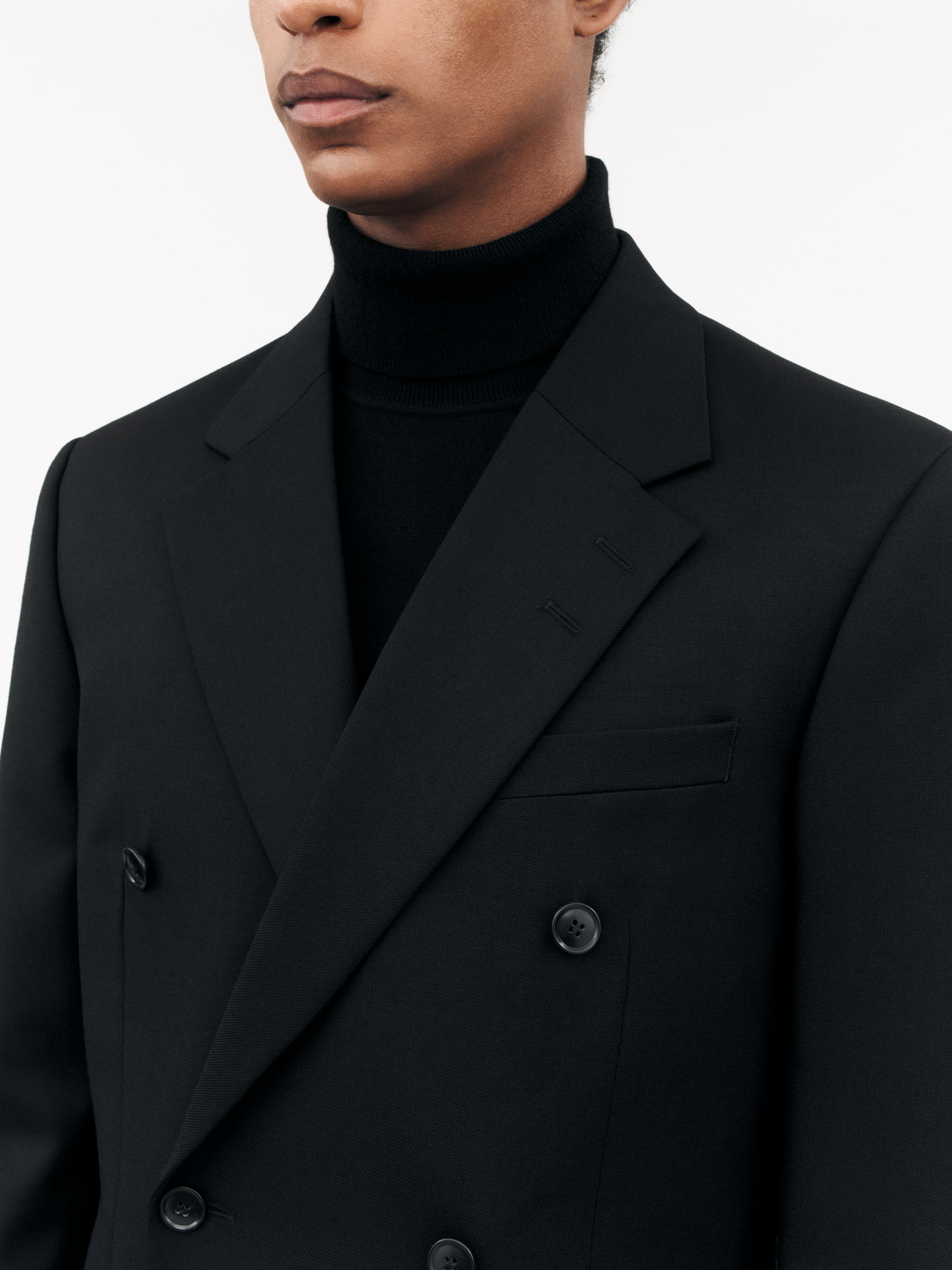 Wool double-breasted black 1903 Jacket | Tiger Of Sweden Wool double-breasted black 1903 Jacket | Tiger Of Sweden