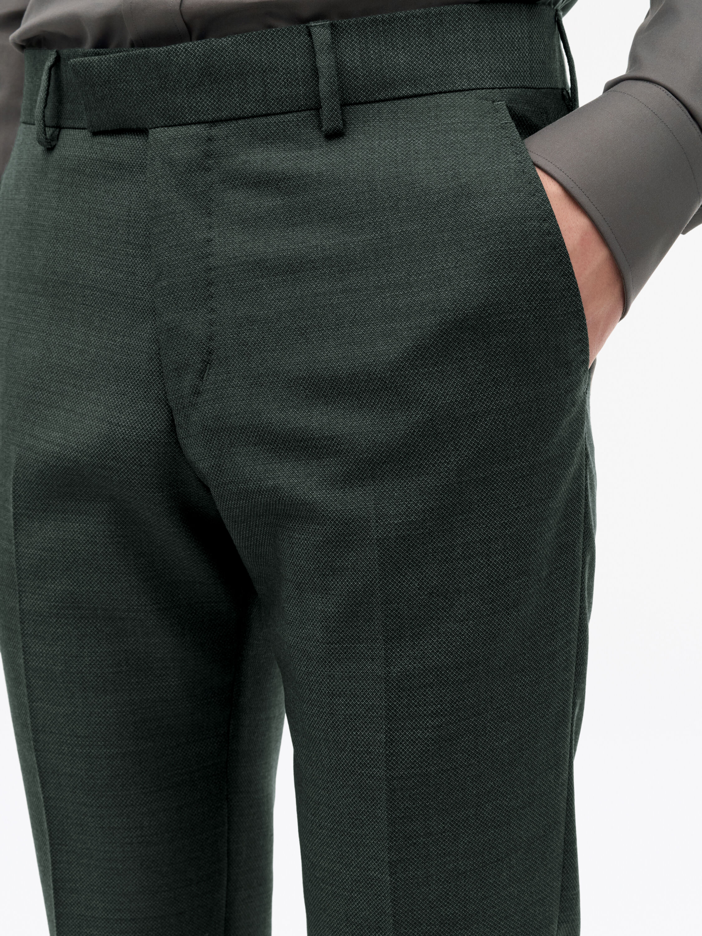 Ease Dark Green Wool Suit