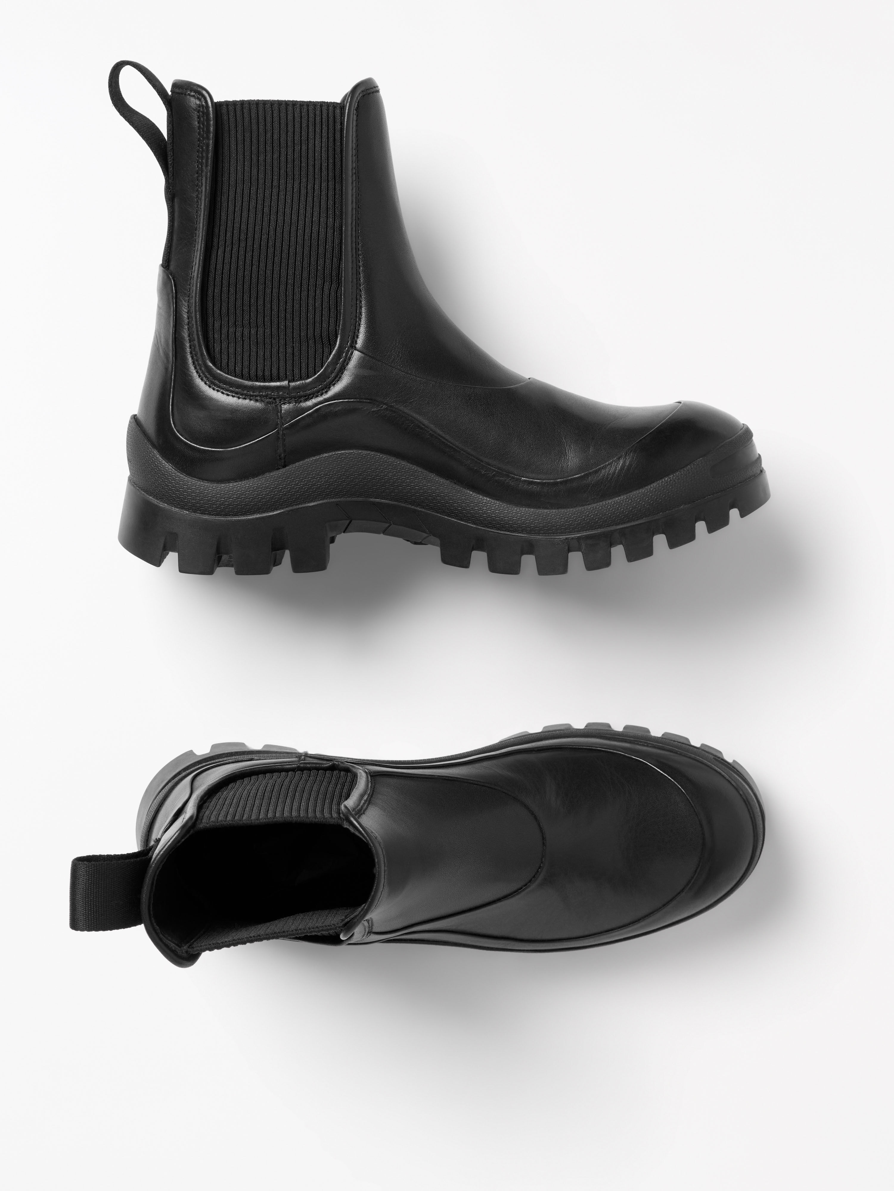Prae Chelsea Boots Aus Leder
