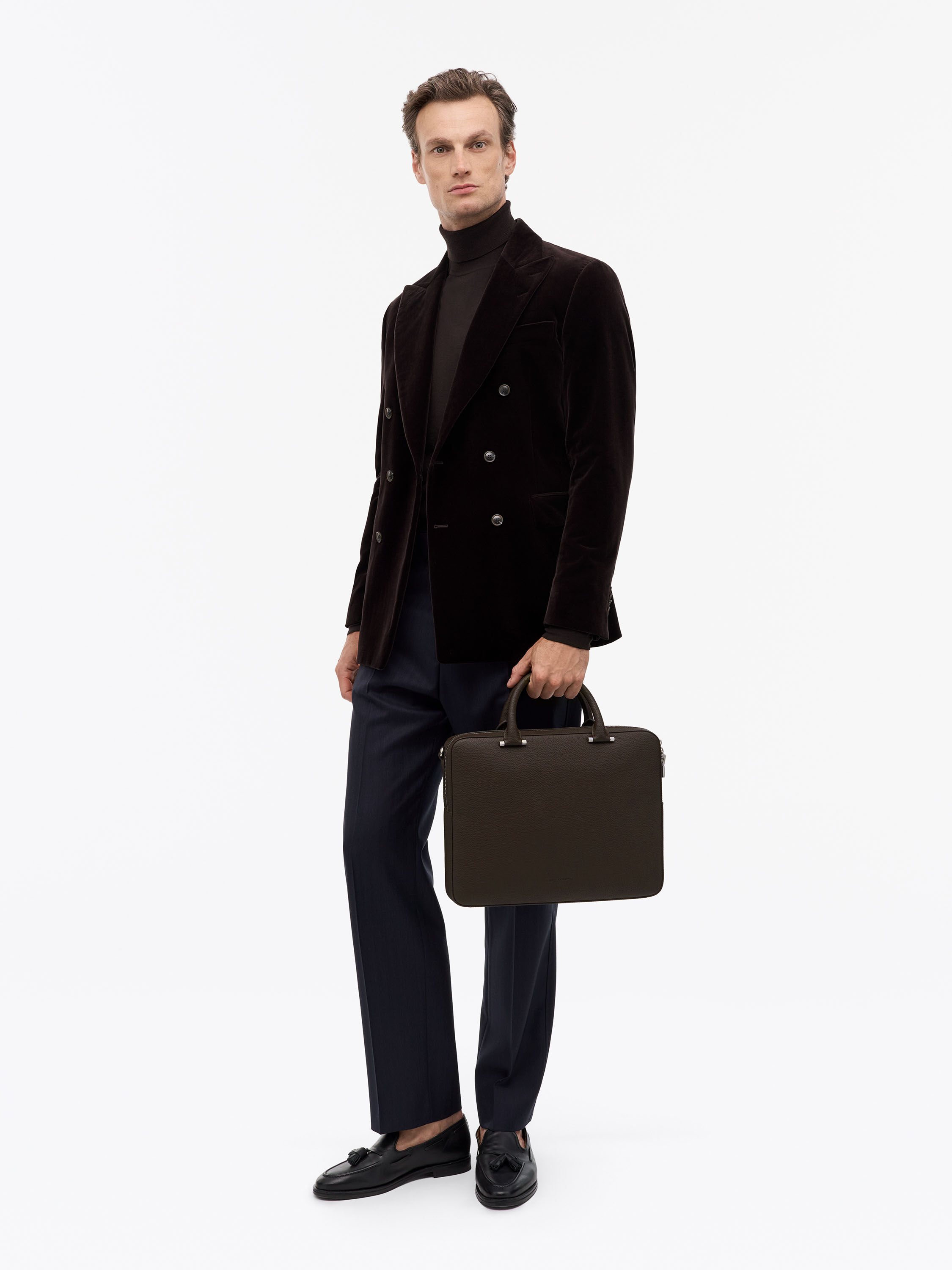 Valise Leather Office Bag