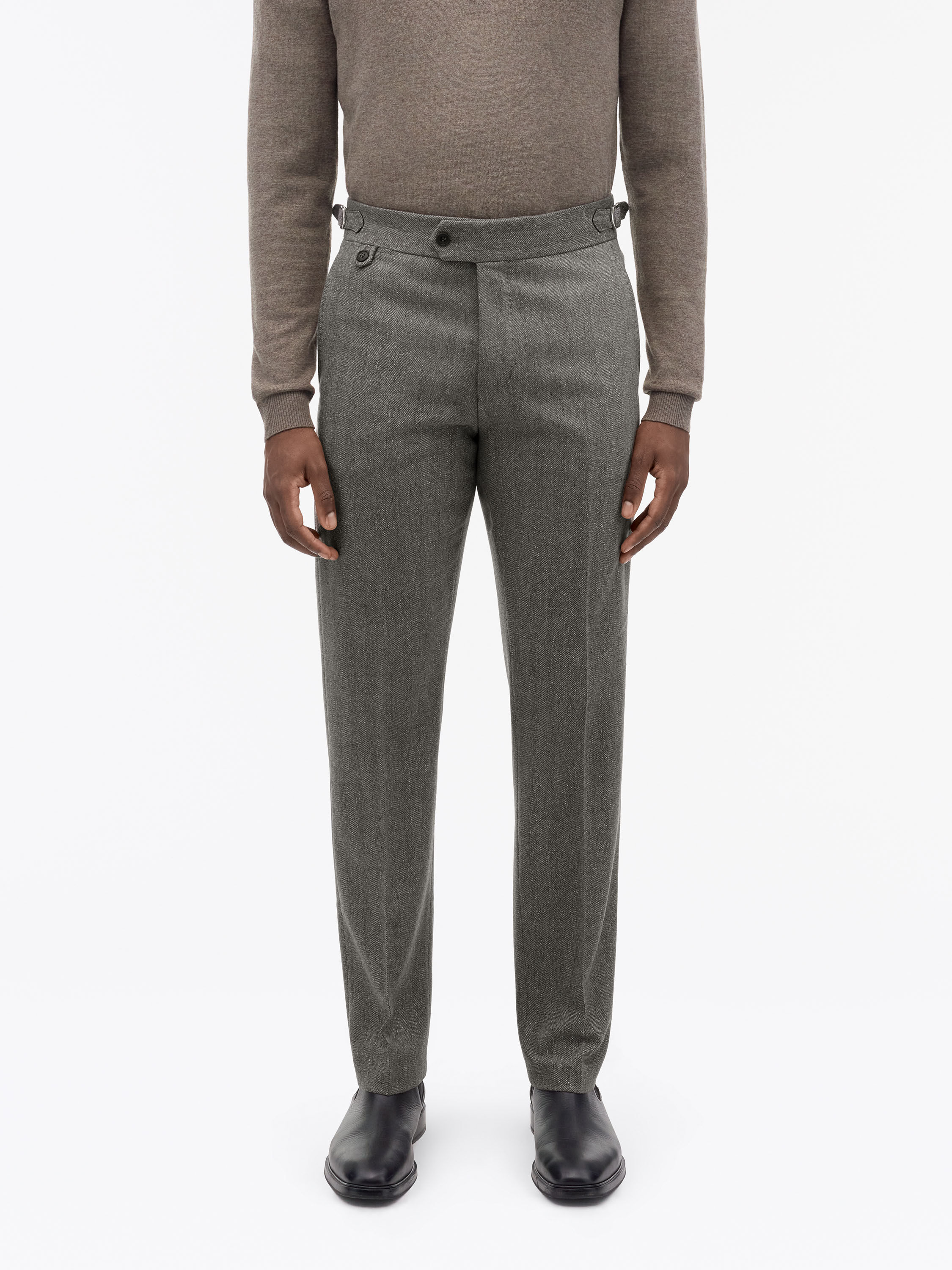 Tense A Herringbone Trousers