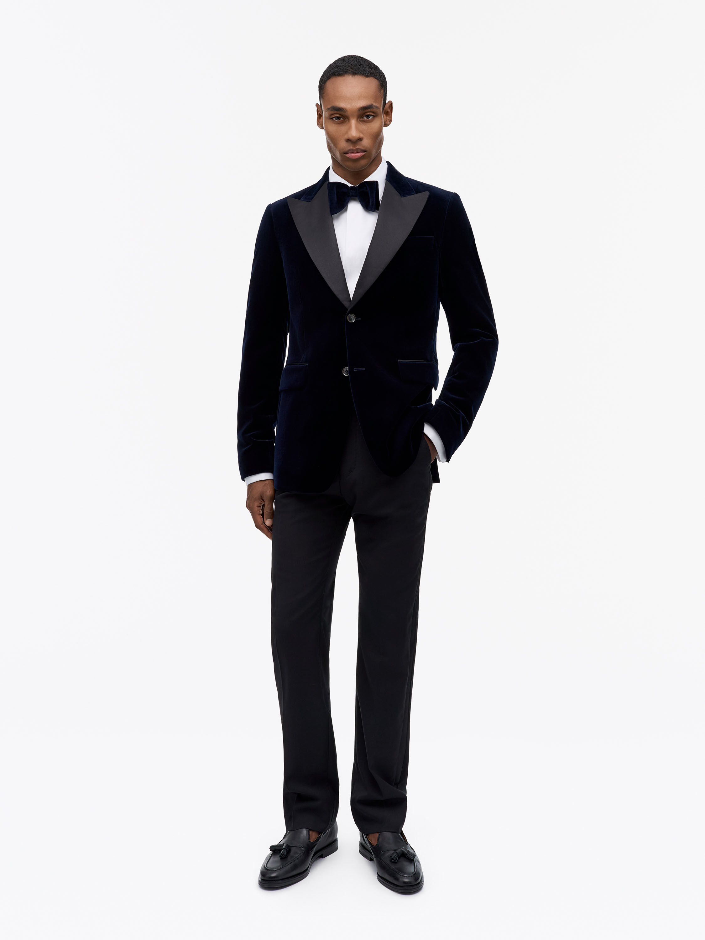 Jeffers Velvet Tuxedo Jacket