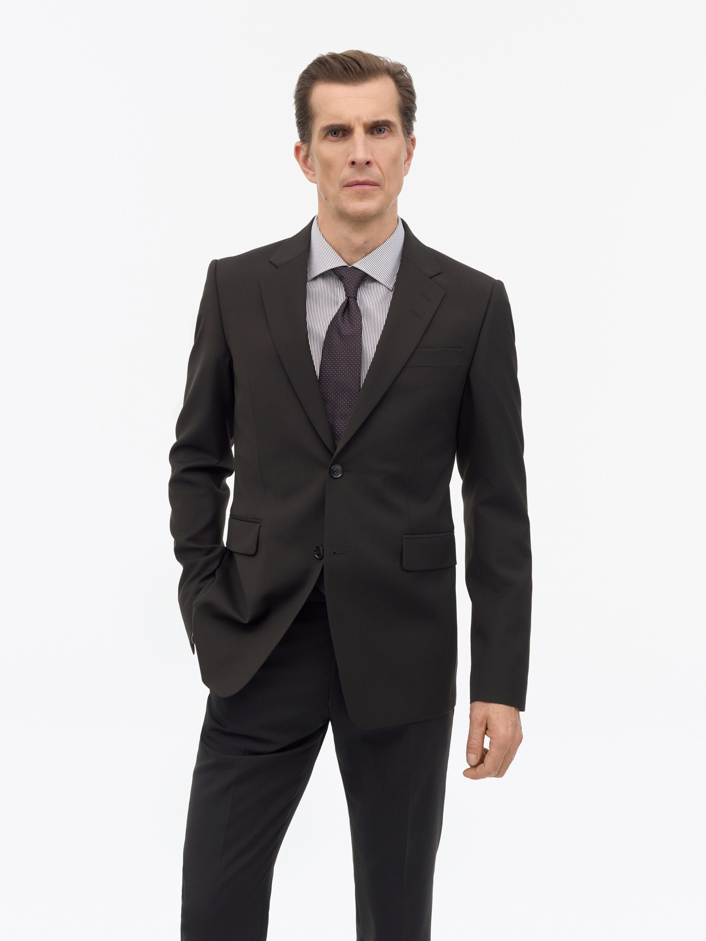 Justin RWS Dark Brown Suit