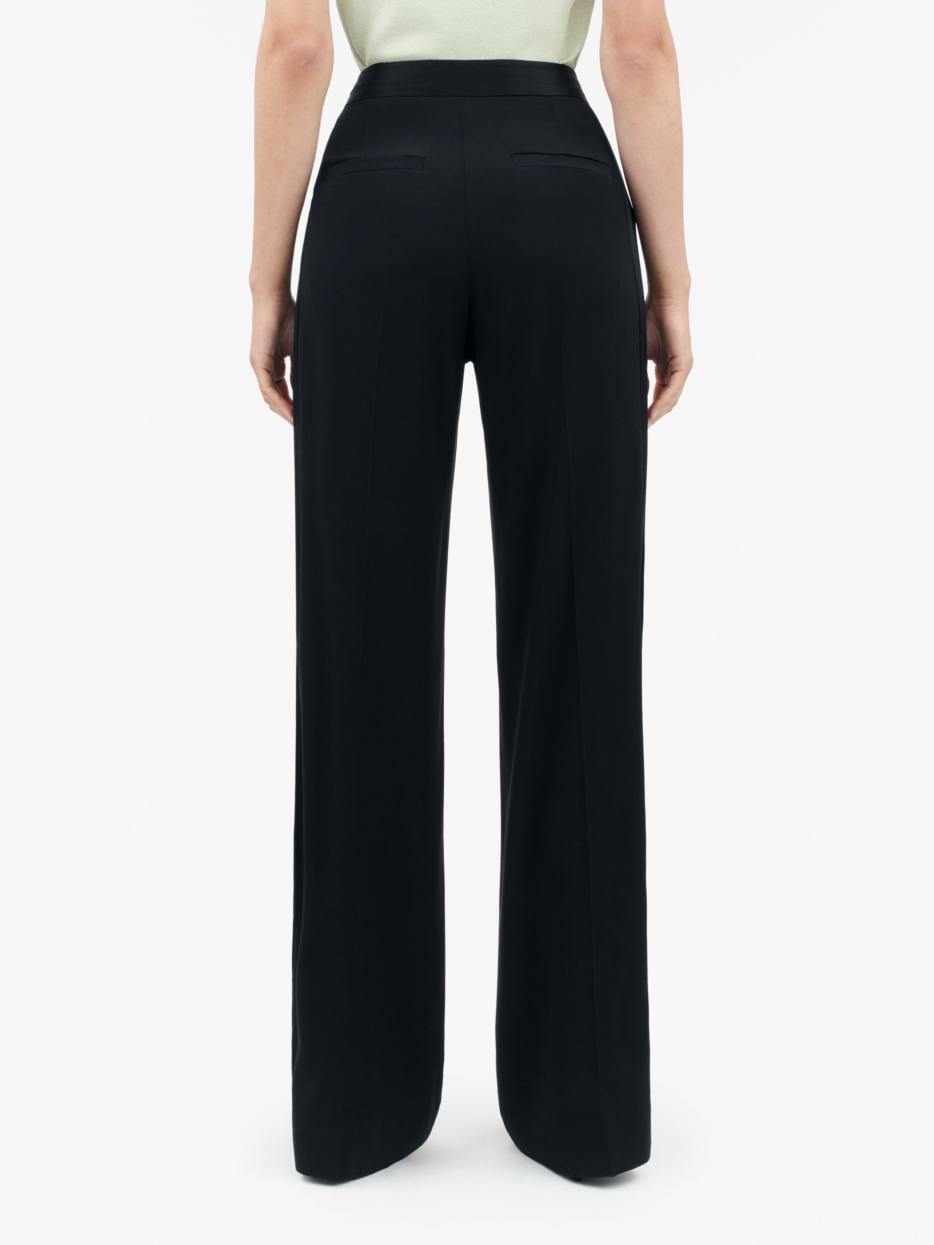 Editea Trousers In Satin