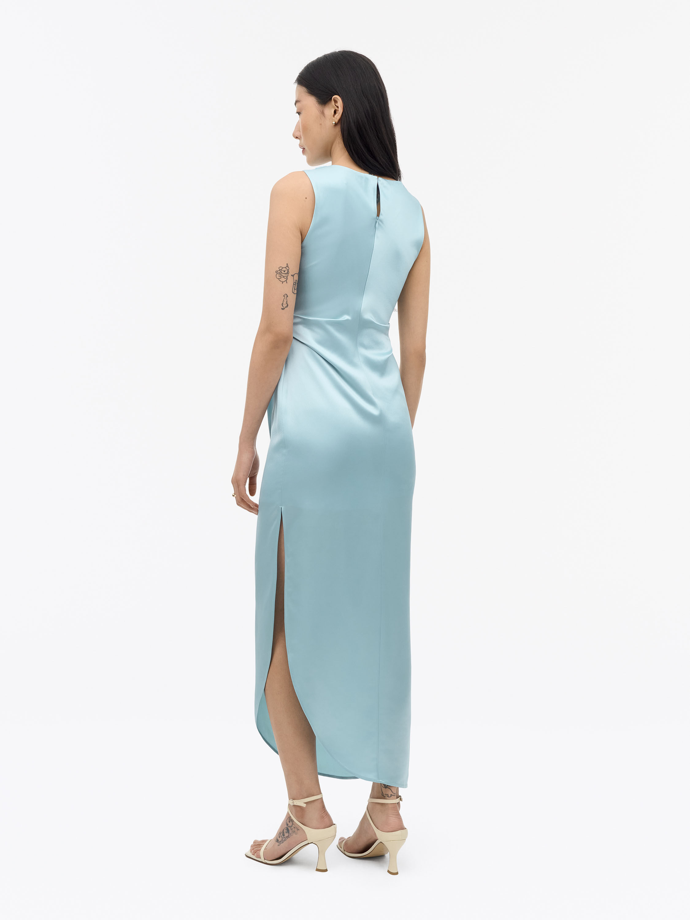 Karlin Maxi Satin Dress