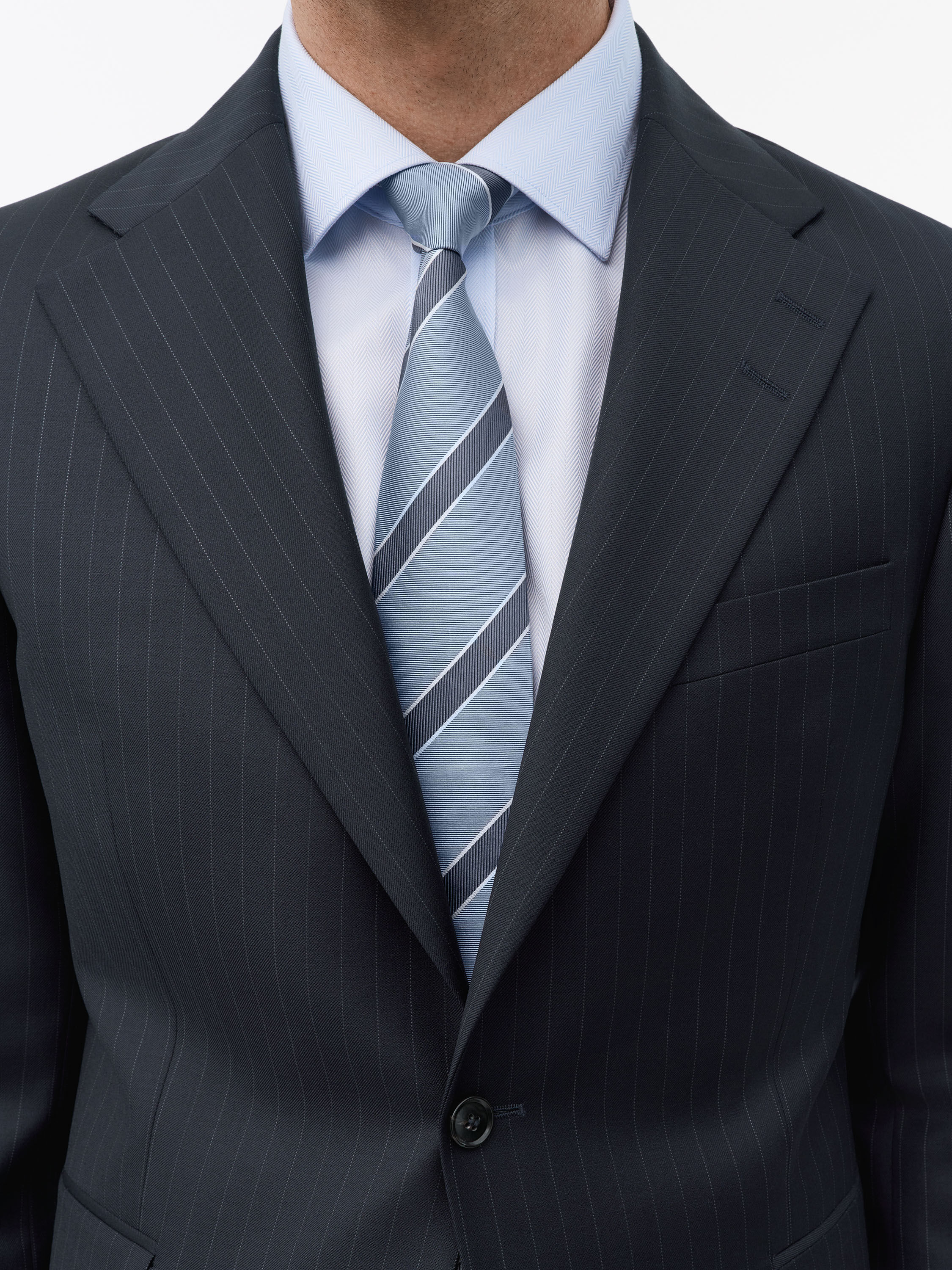 1903 Blue Pinstripe Suit