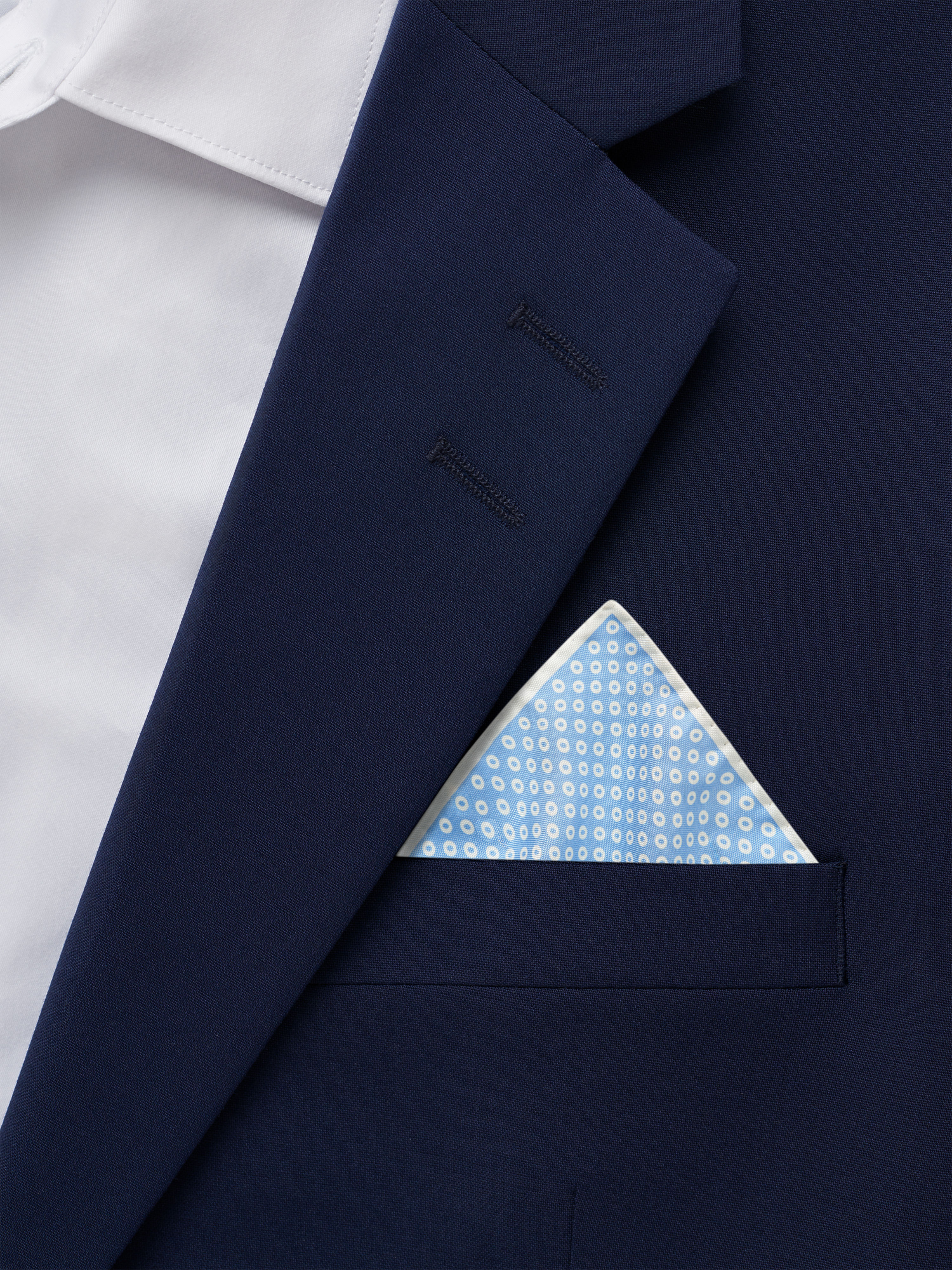 Geomet Silk Handkerchief