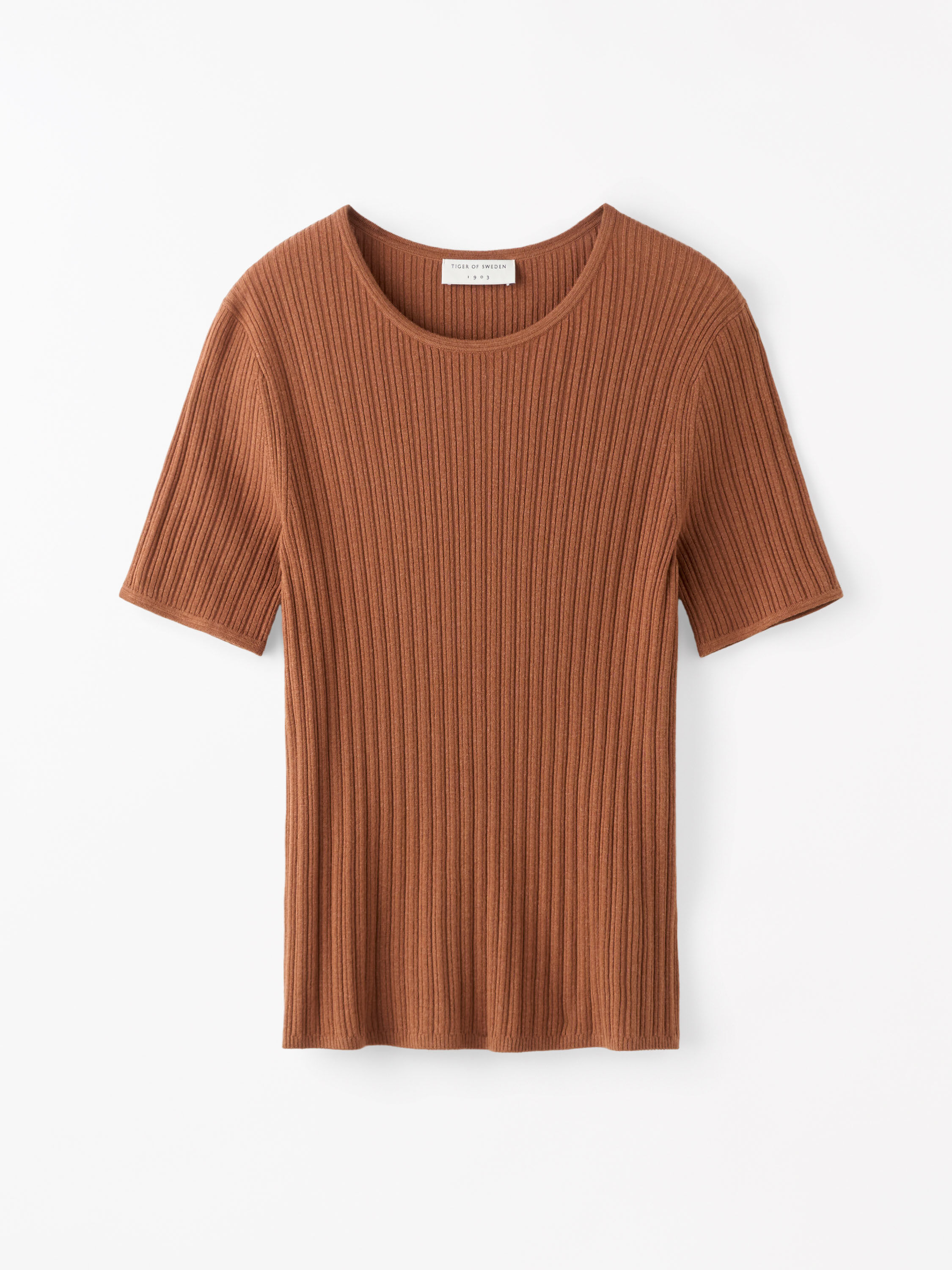 Mae Knitted Ribbed T-shirt