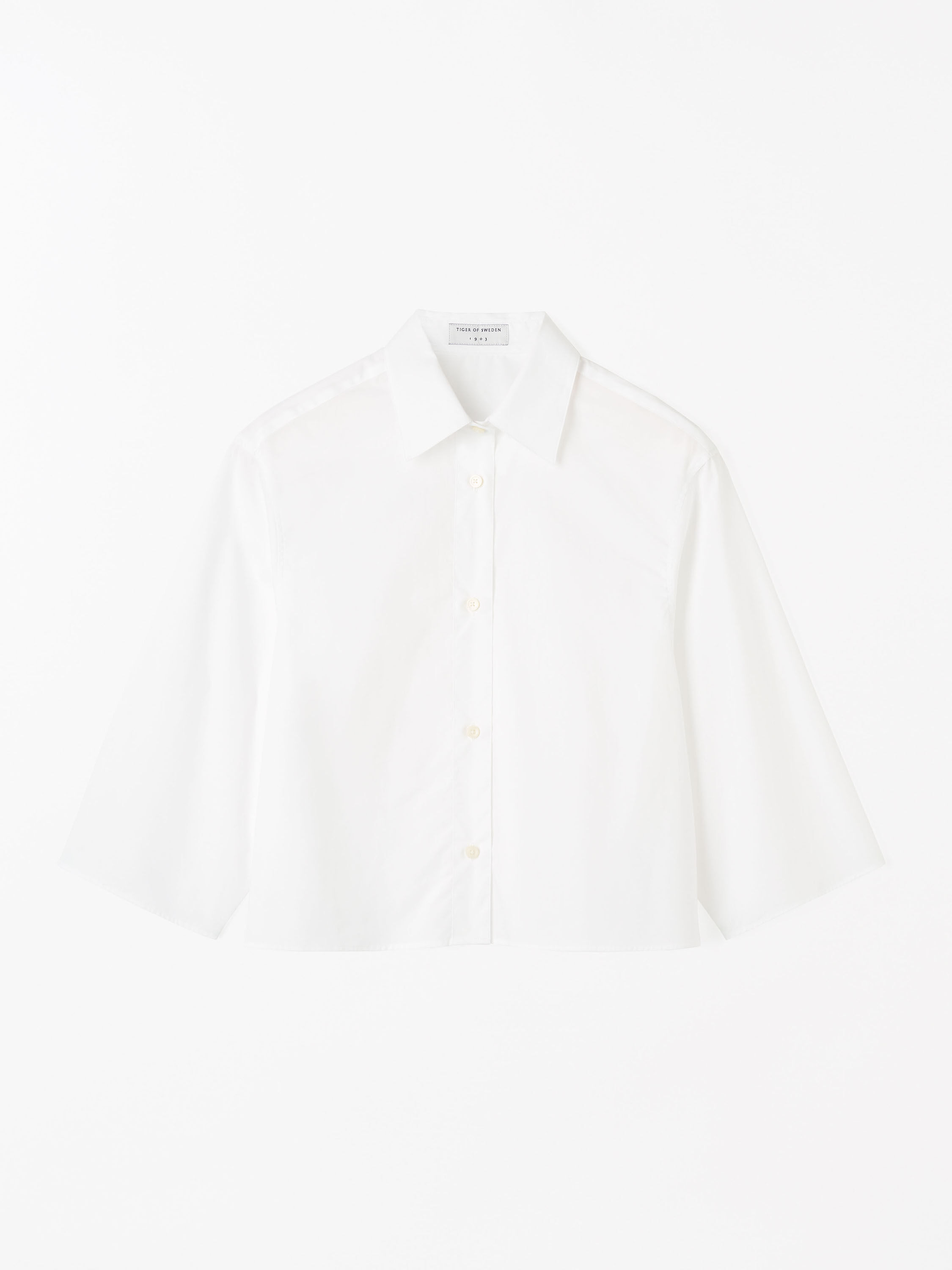 Corins Relaxed-Fit Croppad Skjorta