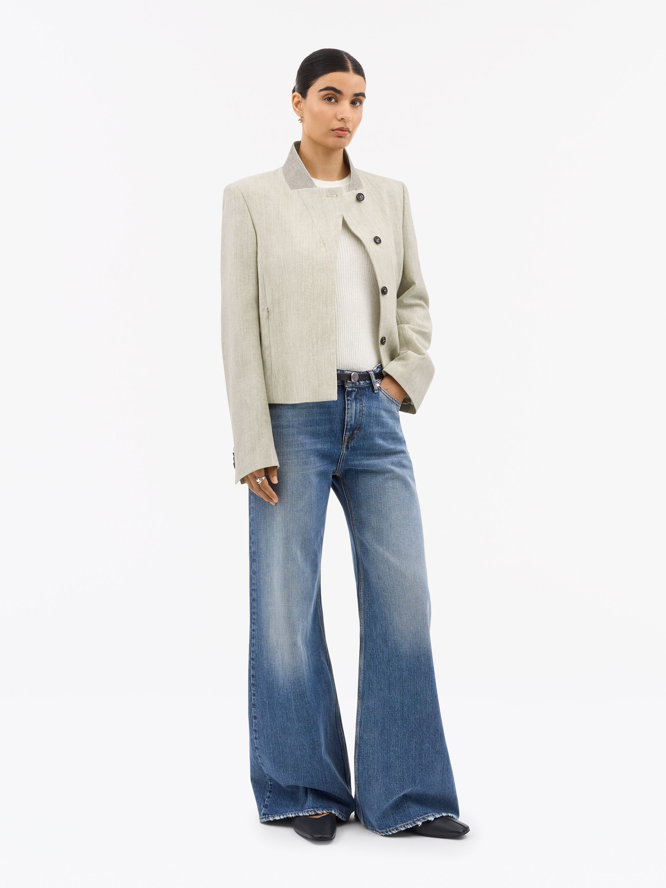 Sine Wool-Linen Jacket