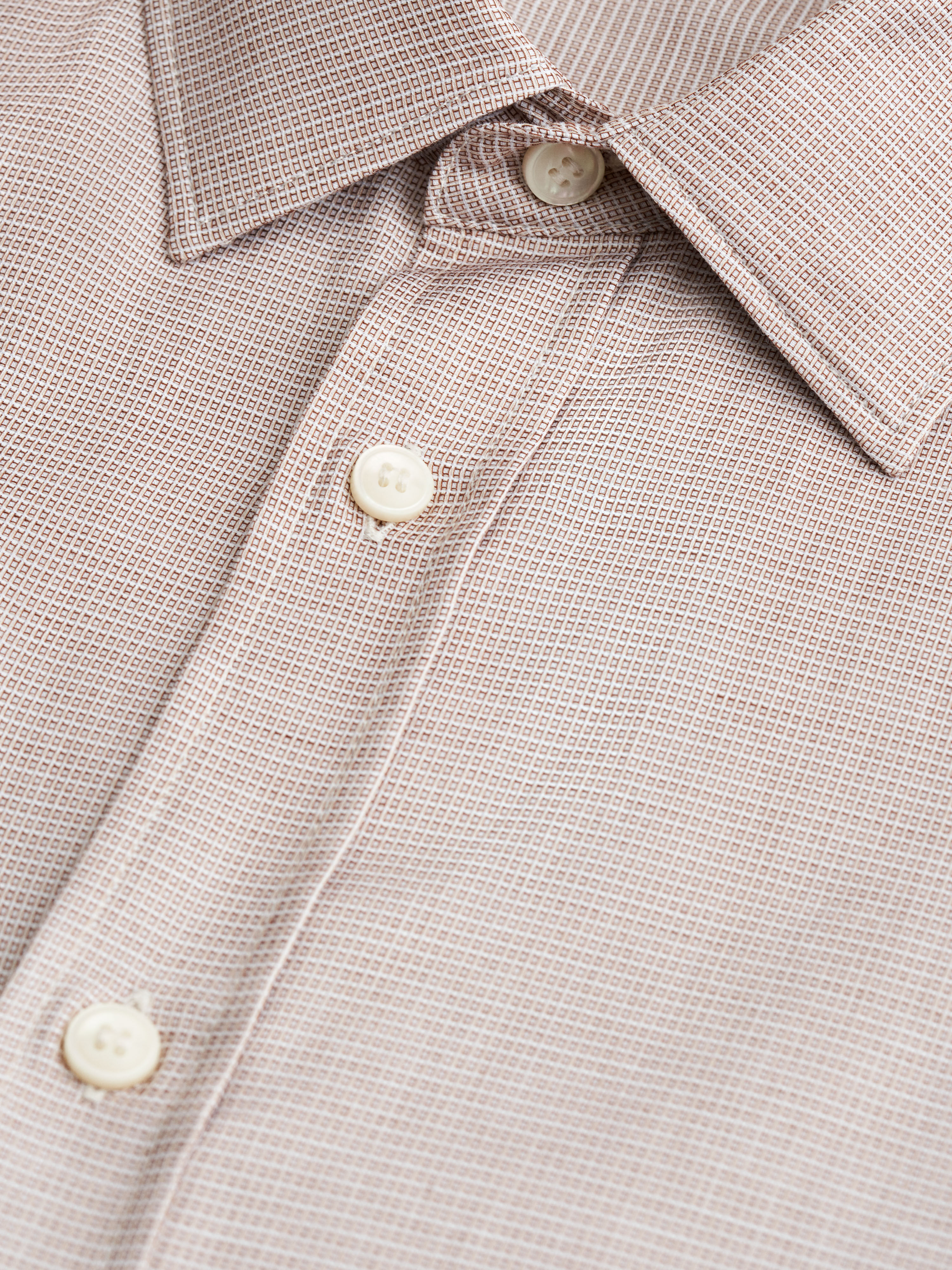 Adley Baumwollhemd mit spitzem Kragen