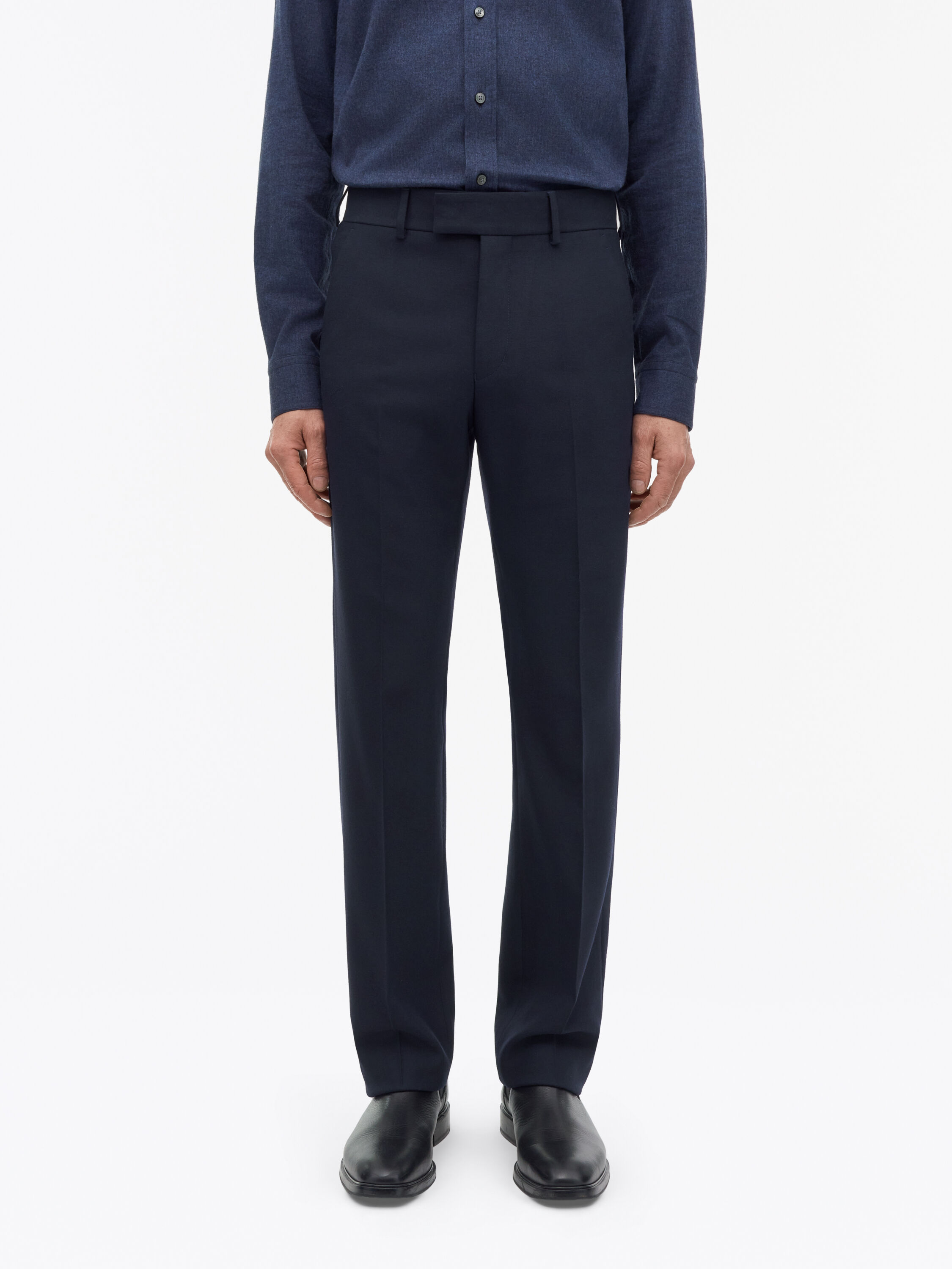 Tenser Straight-Leg Wool Trousers
