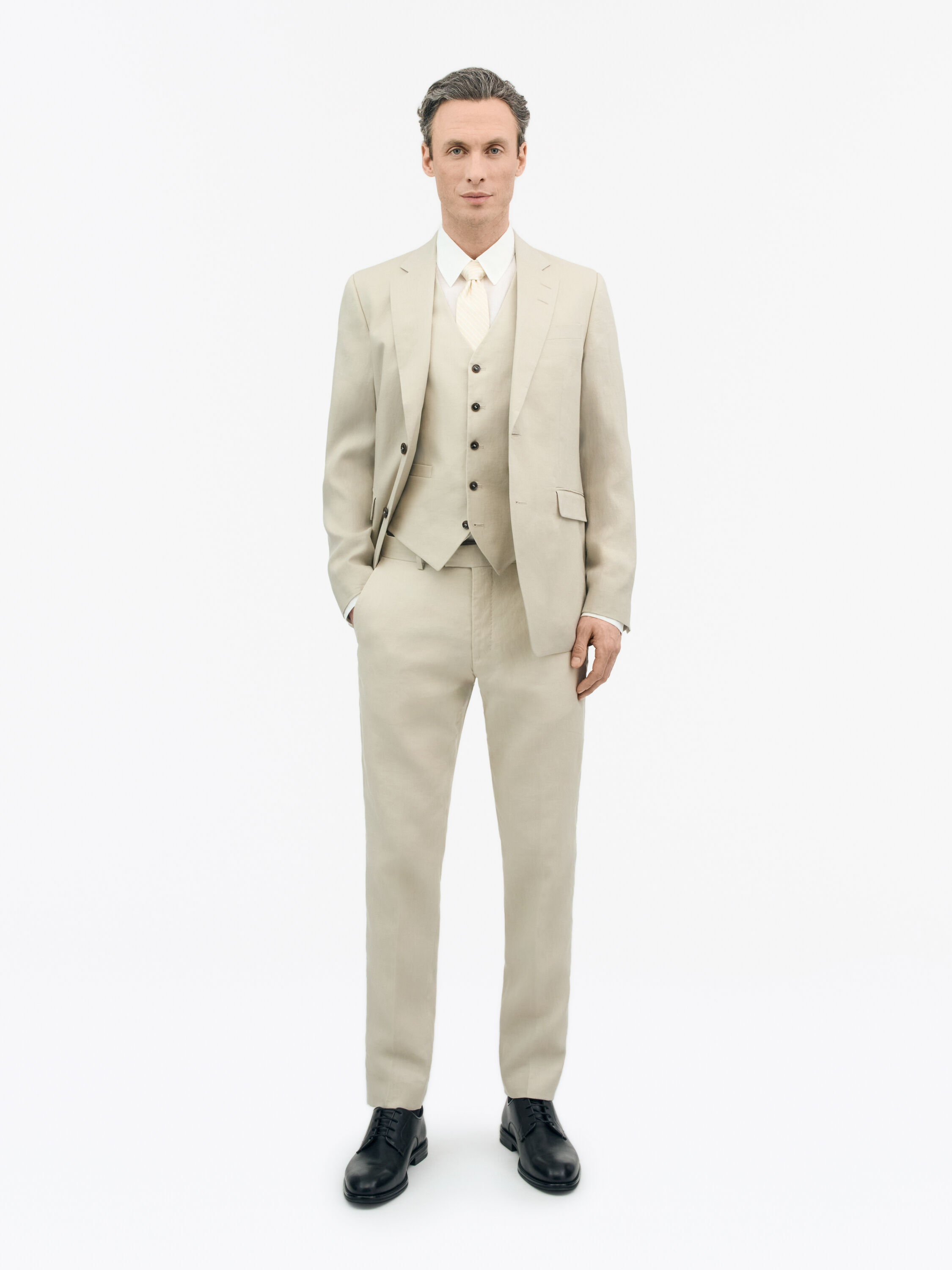 Tenuta Slim-Fit Linnebyxor