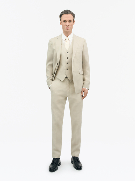 Tenuta Slim-Fit Linen Trousers