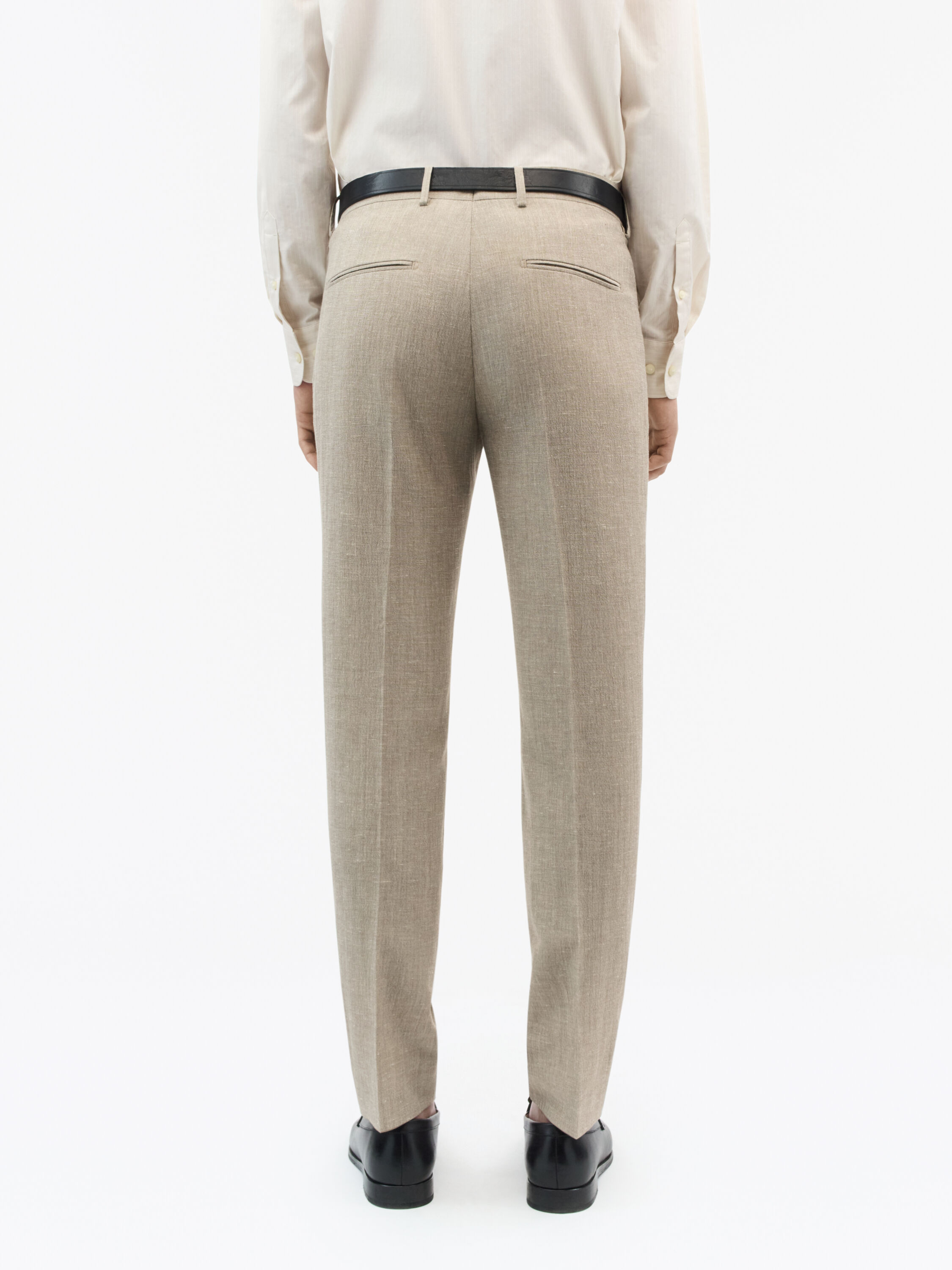 Pantalon Slim en Lin Tenuta