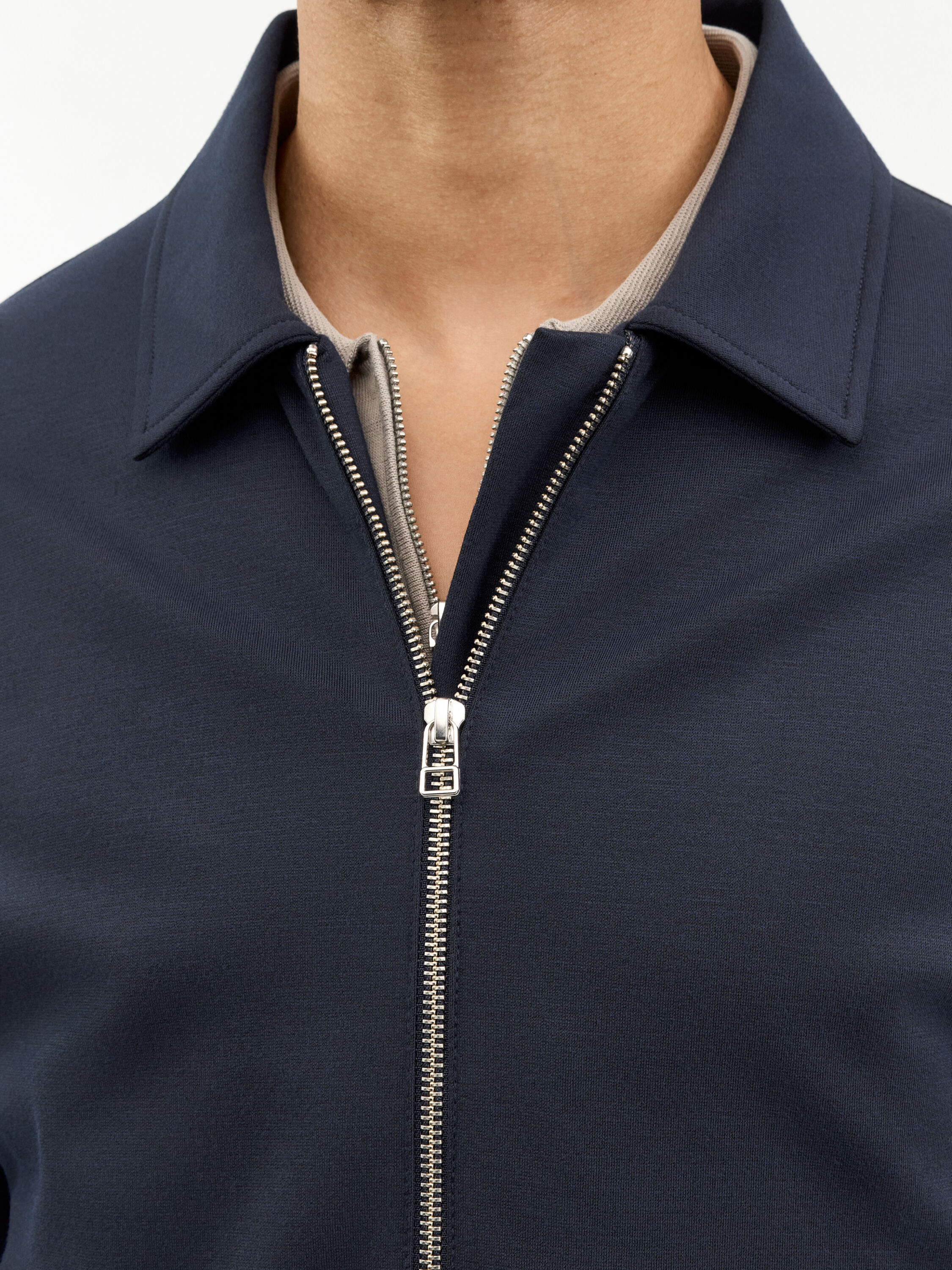Barnaby L Jersey Trucker Shirt