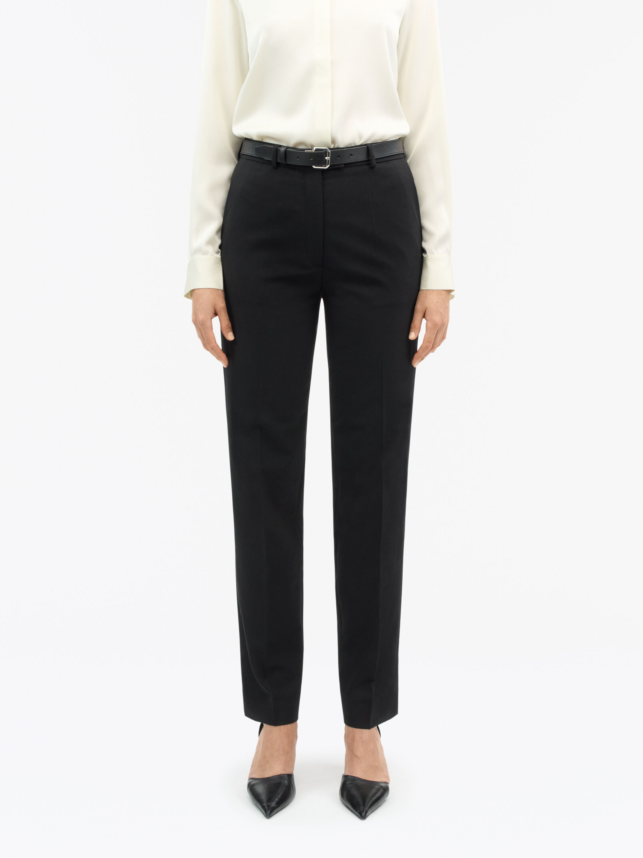 Eller Slim Straight Trousers