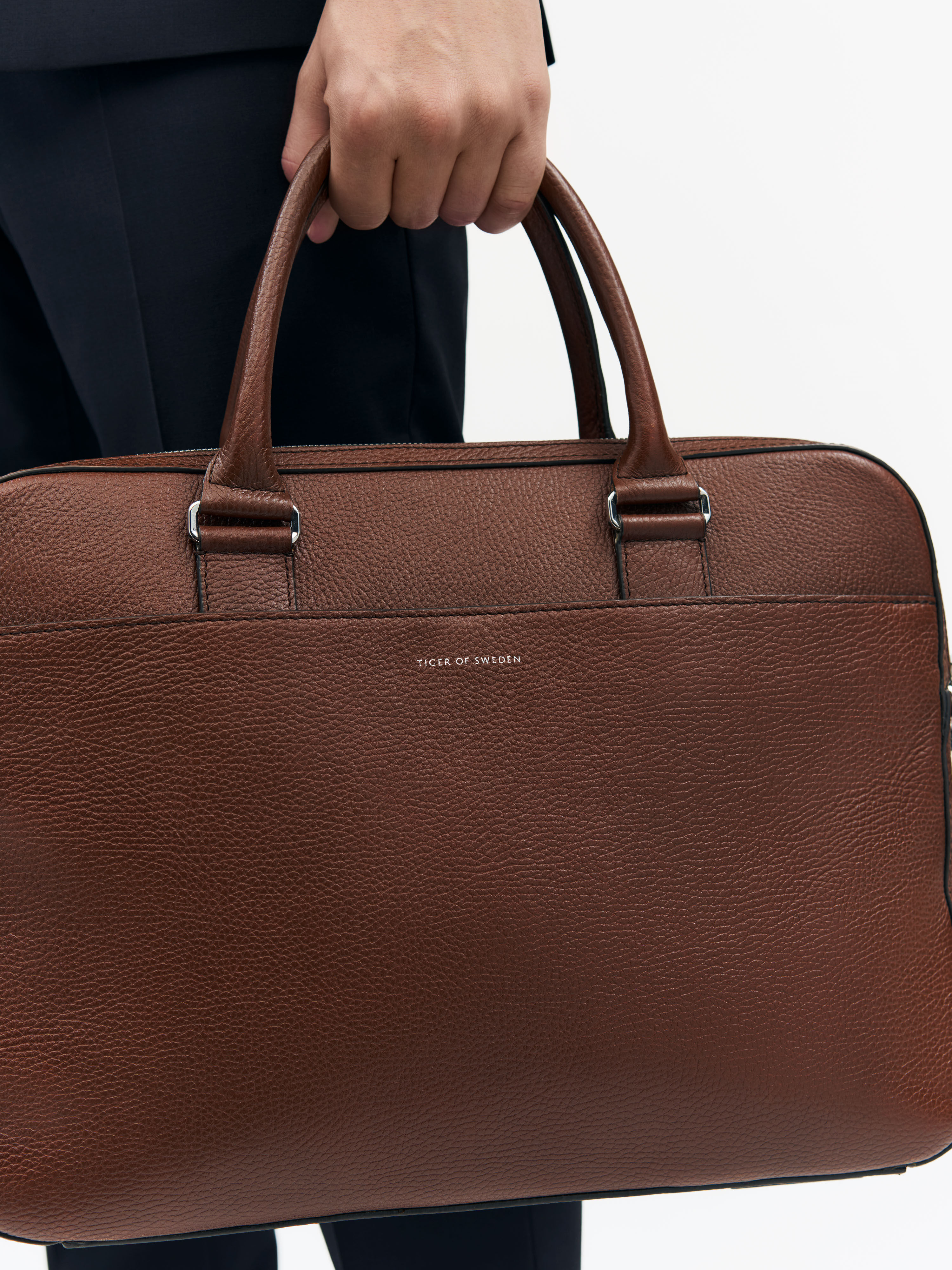 Burin Leather Briefcase
