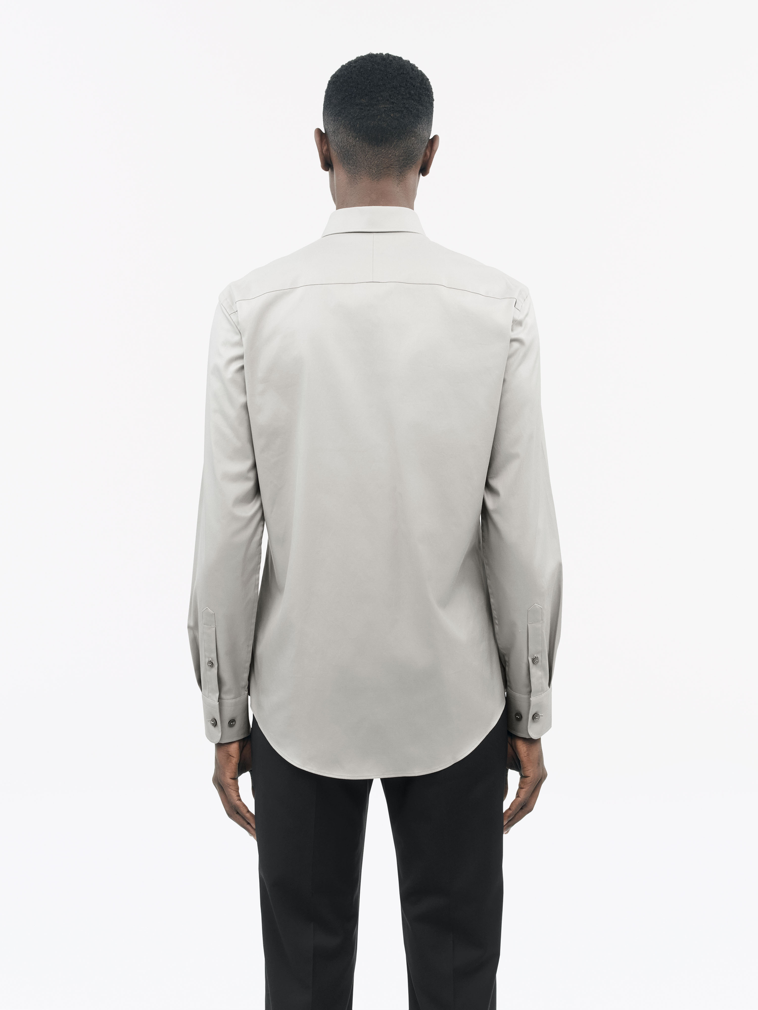 Adley C Slim-Fit Cutaway Cotton Shirt