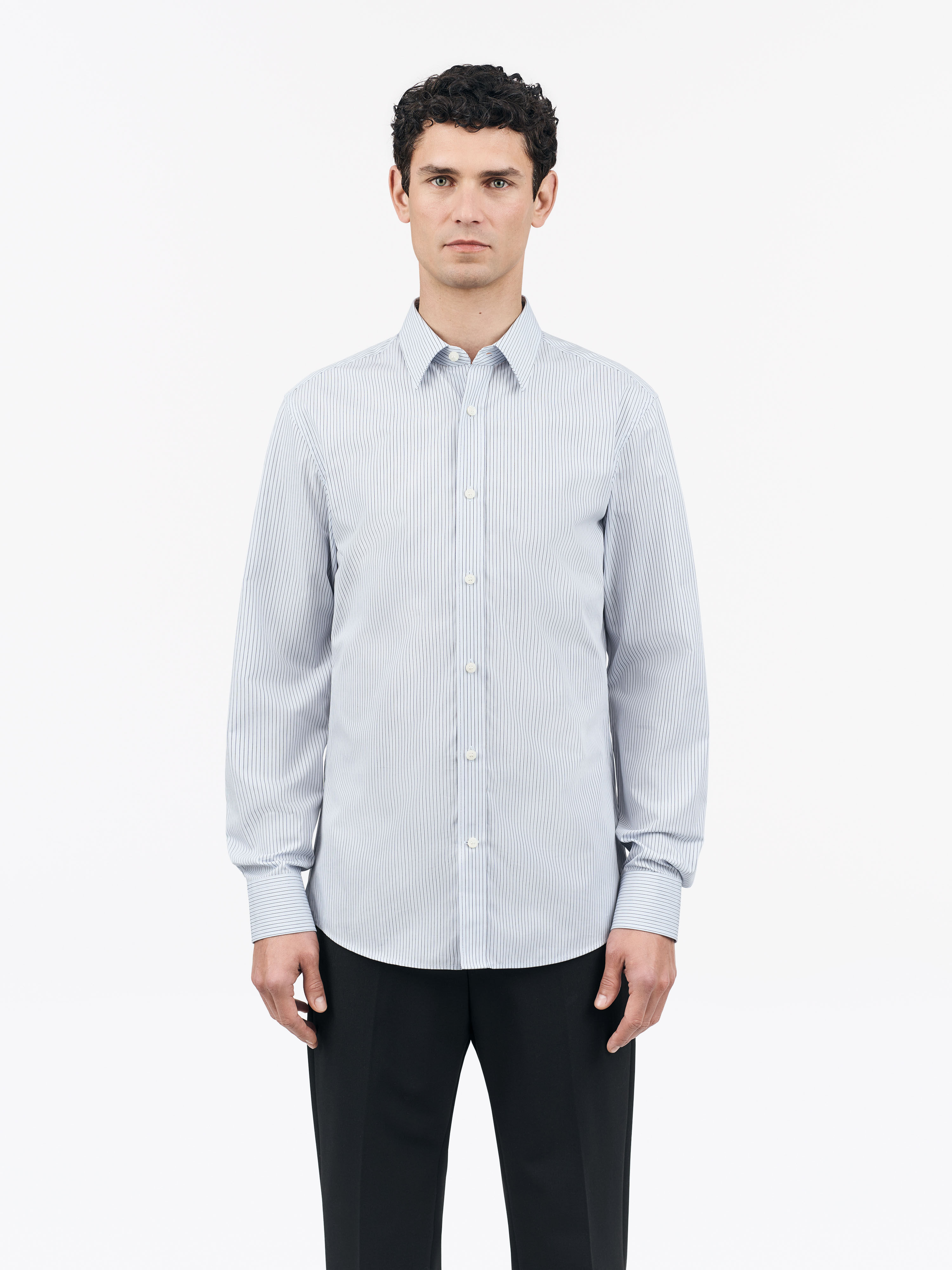 Adley pointed stand-up collar Shirt