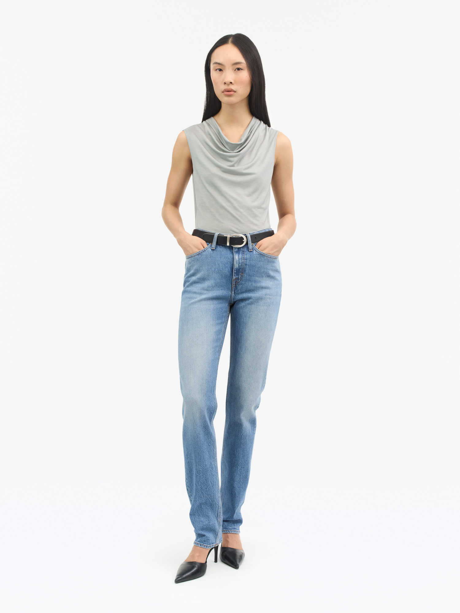 Jela Cowl-Neck Top