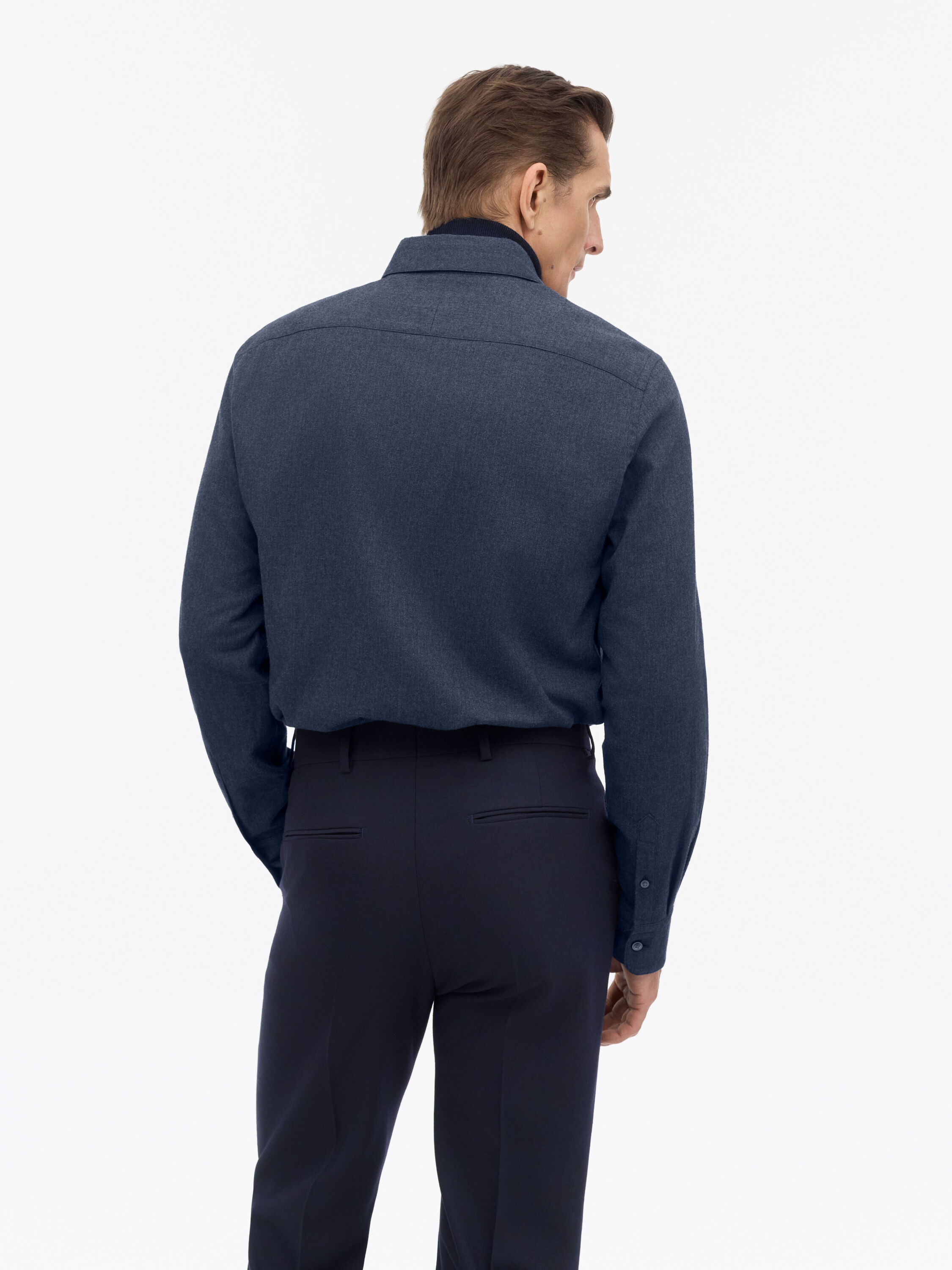 Bjorn Brushed Herringbone Shirt