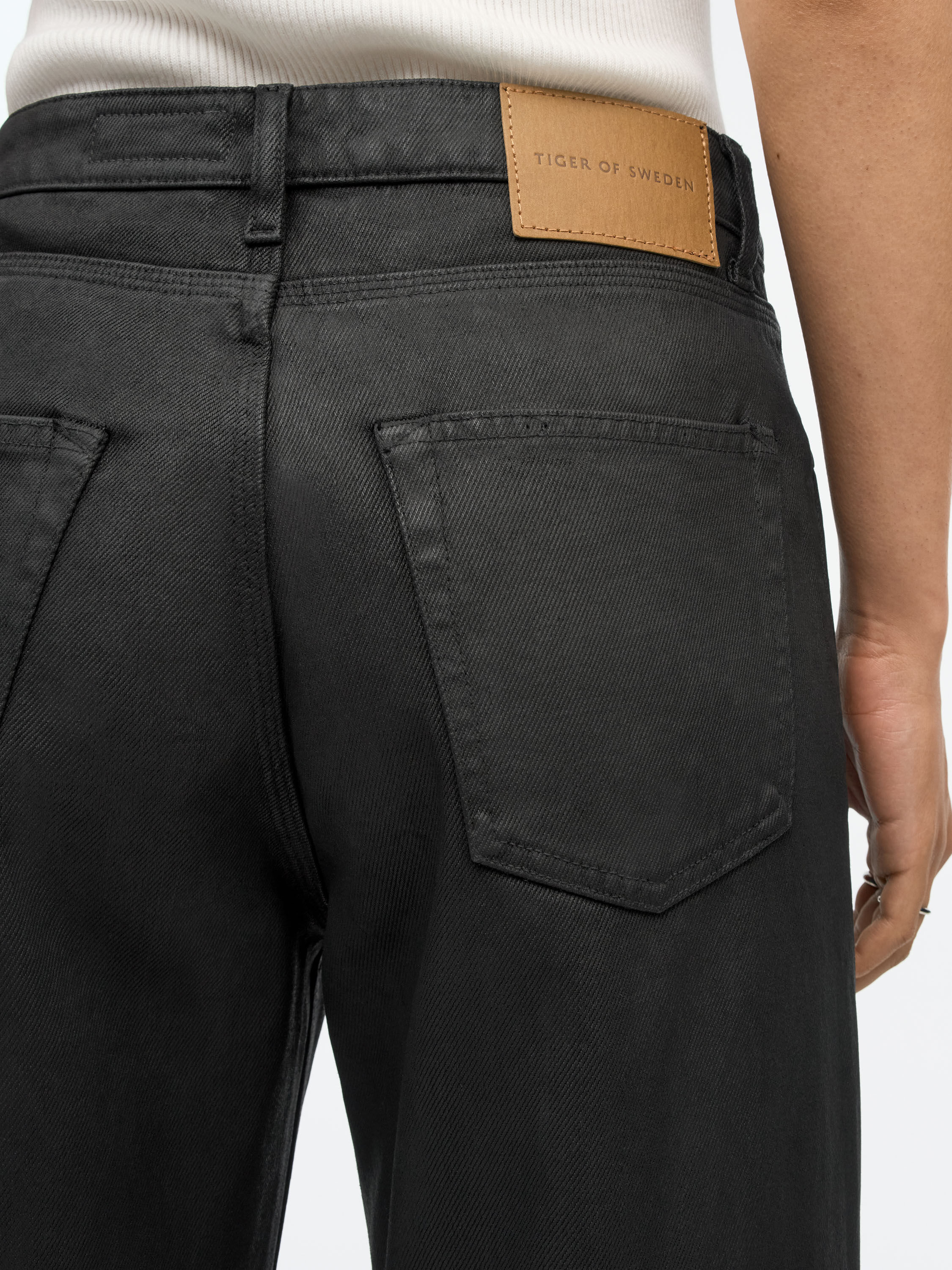 Jean en Denim Enduit Kinne