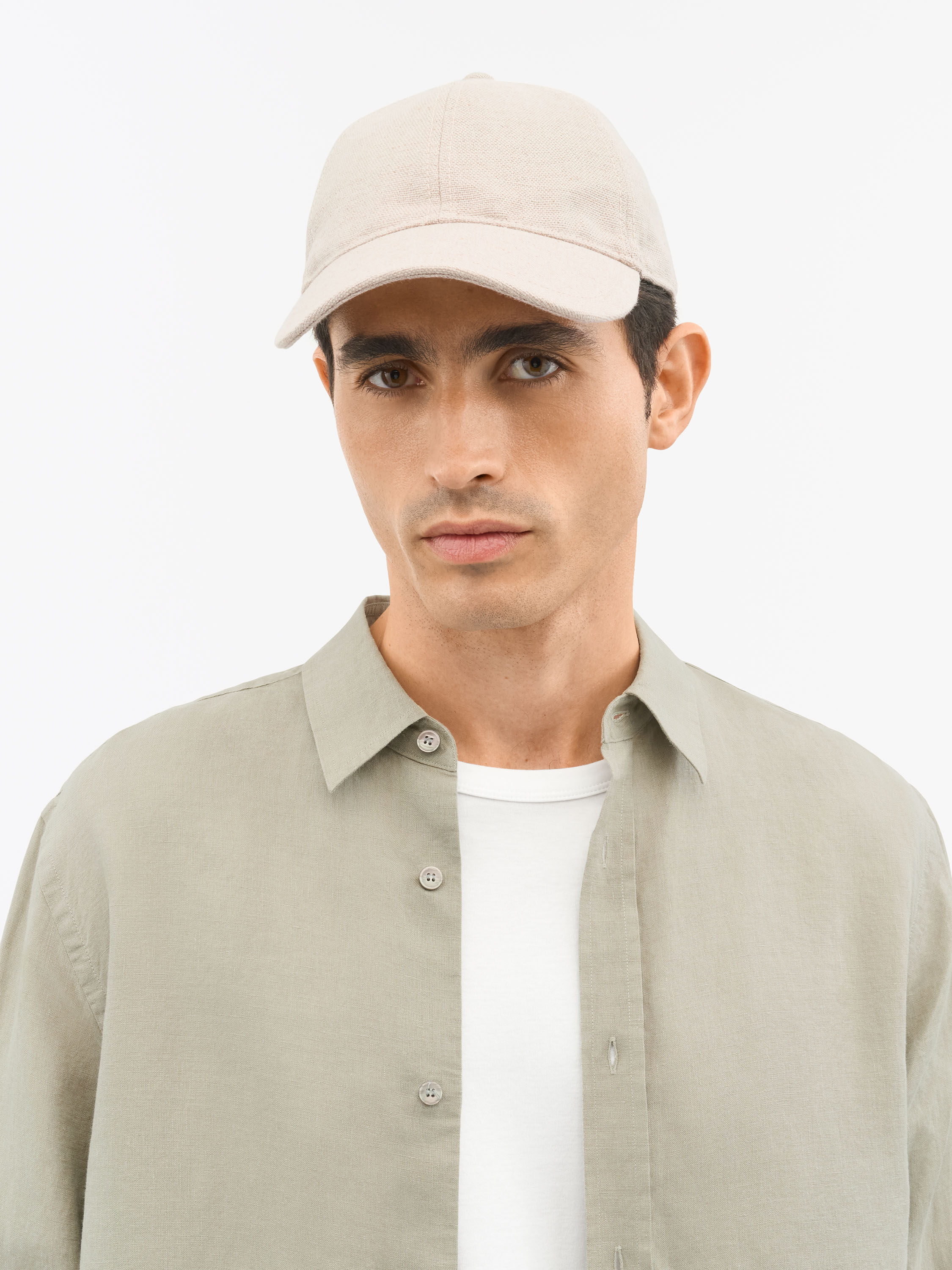 Hent Linen Baseball Cap