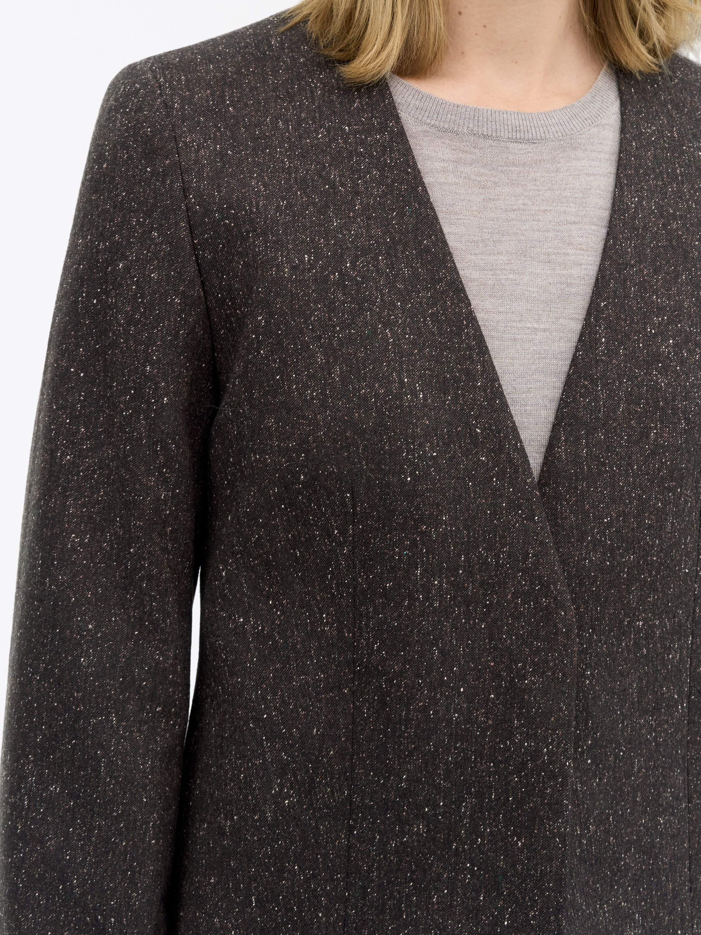 Eleanor Flecked Wool Suit