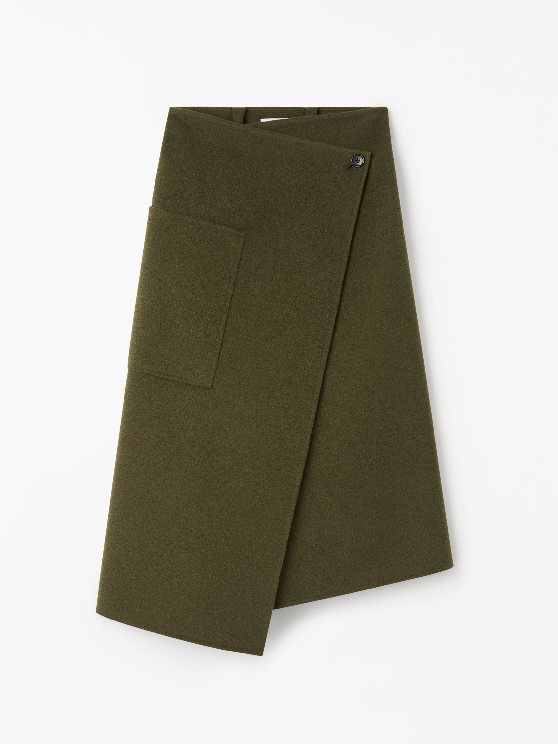 Liada Wrap Wool Skirt