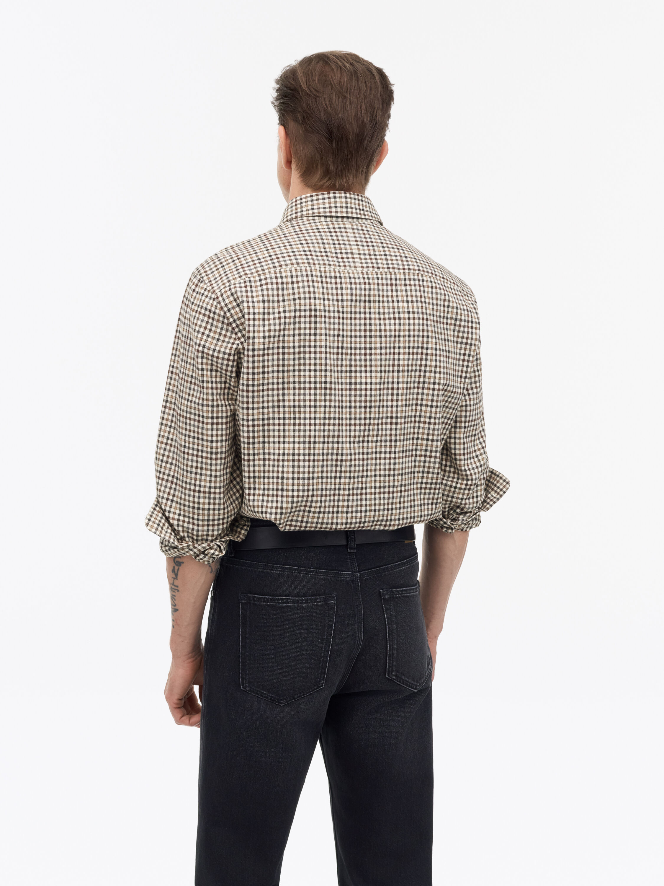 Bjorn Cotton Check Shirt
