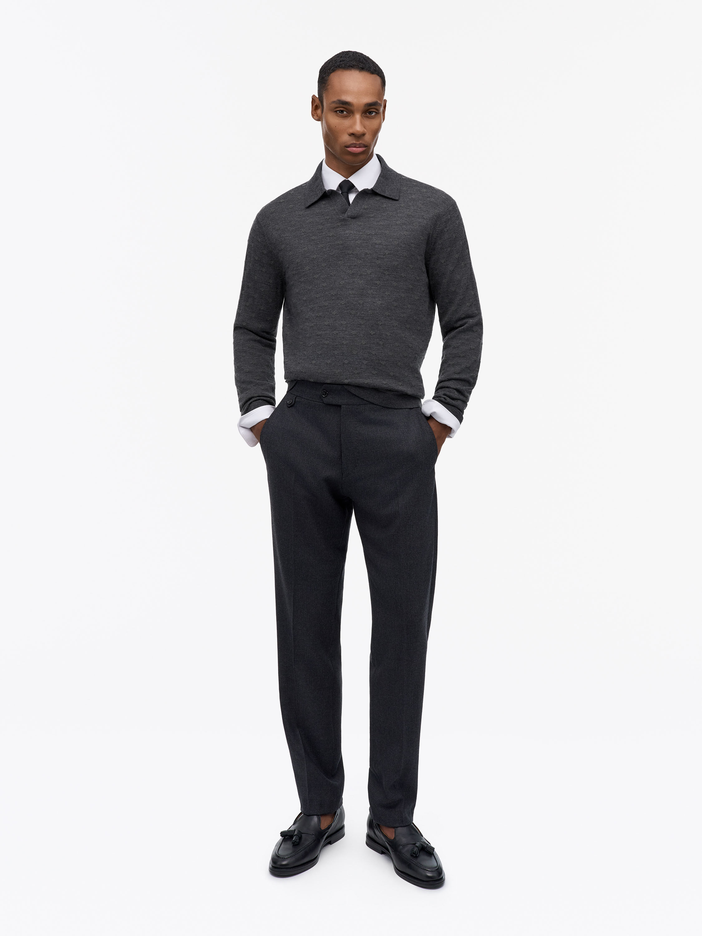Tense A Herringbone Trousers