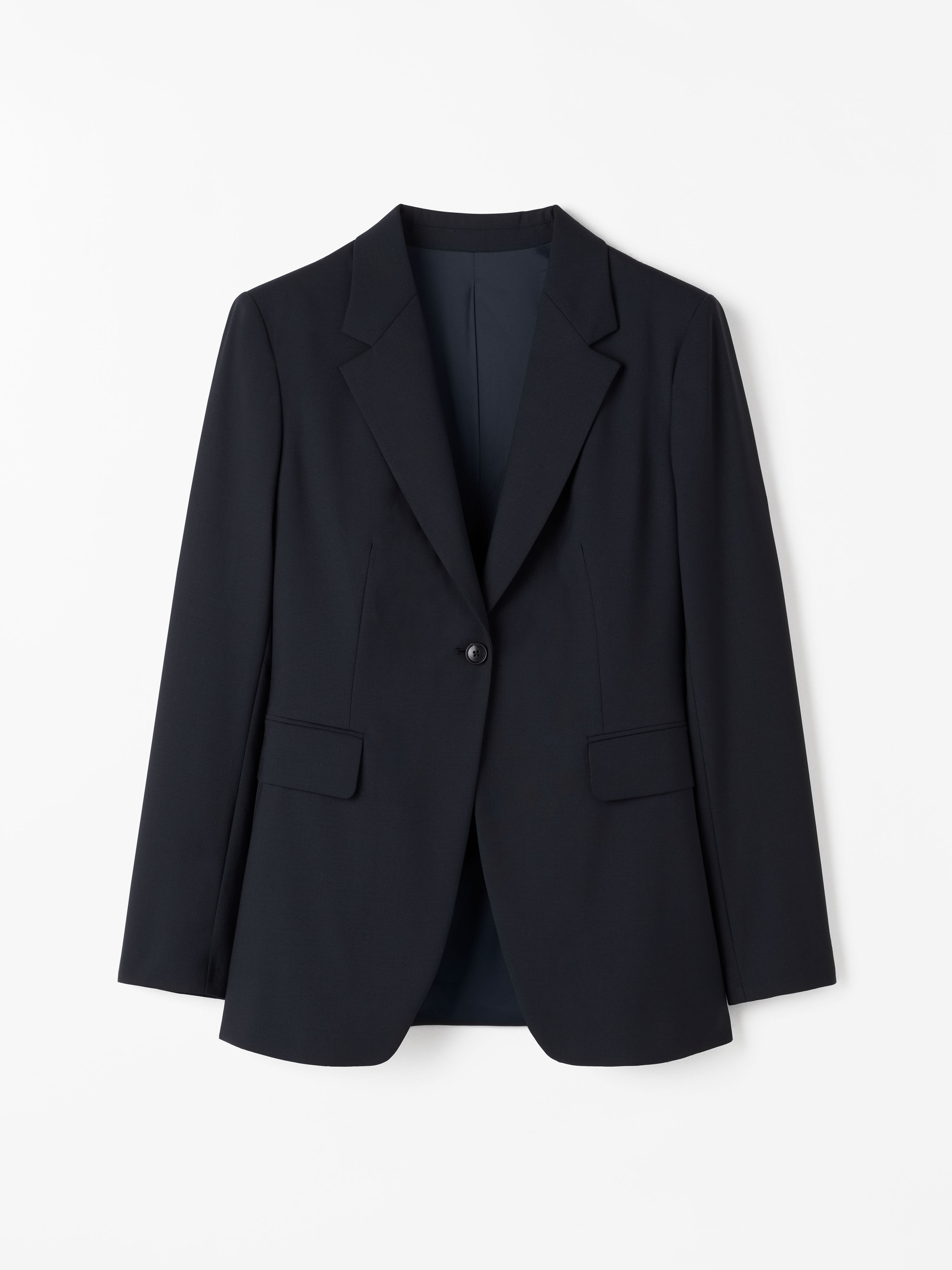 Narina Regular Fit Bl&aring;t Jakkes&aelig;t