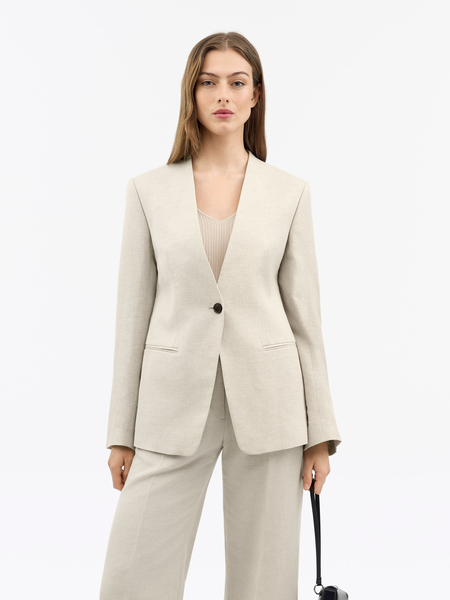 Joni Cotton-Linen Jacket