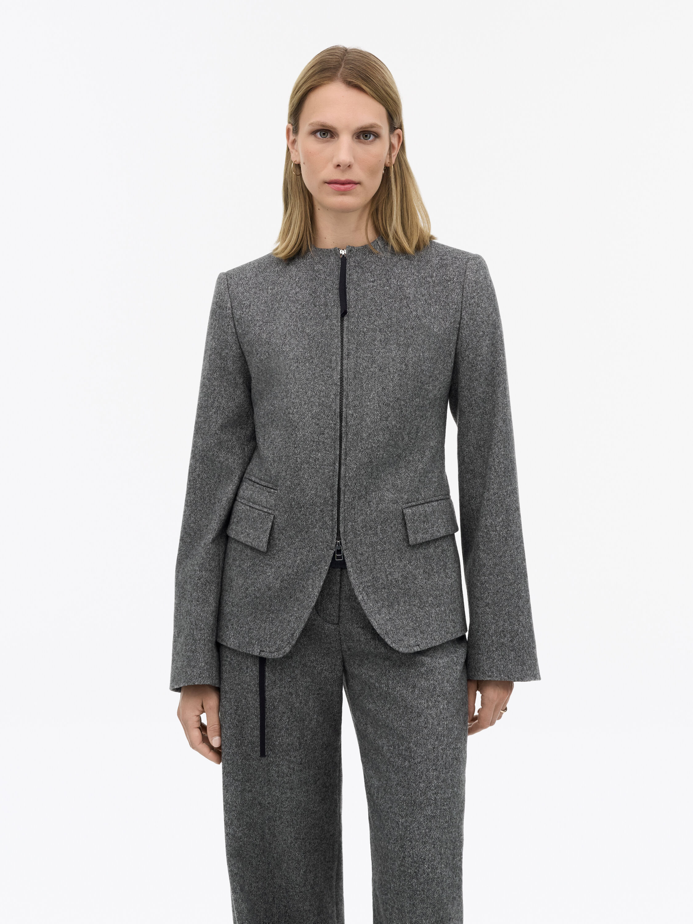 Elisa Brushed Wool Suit